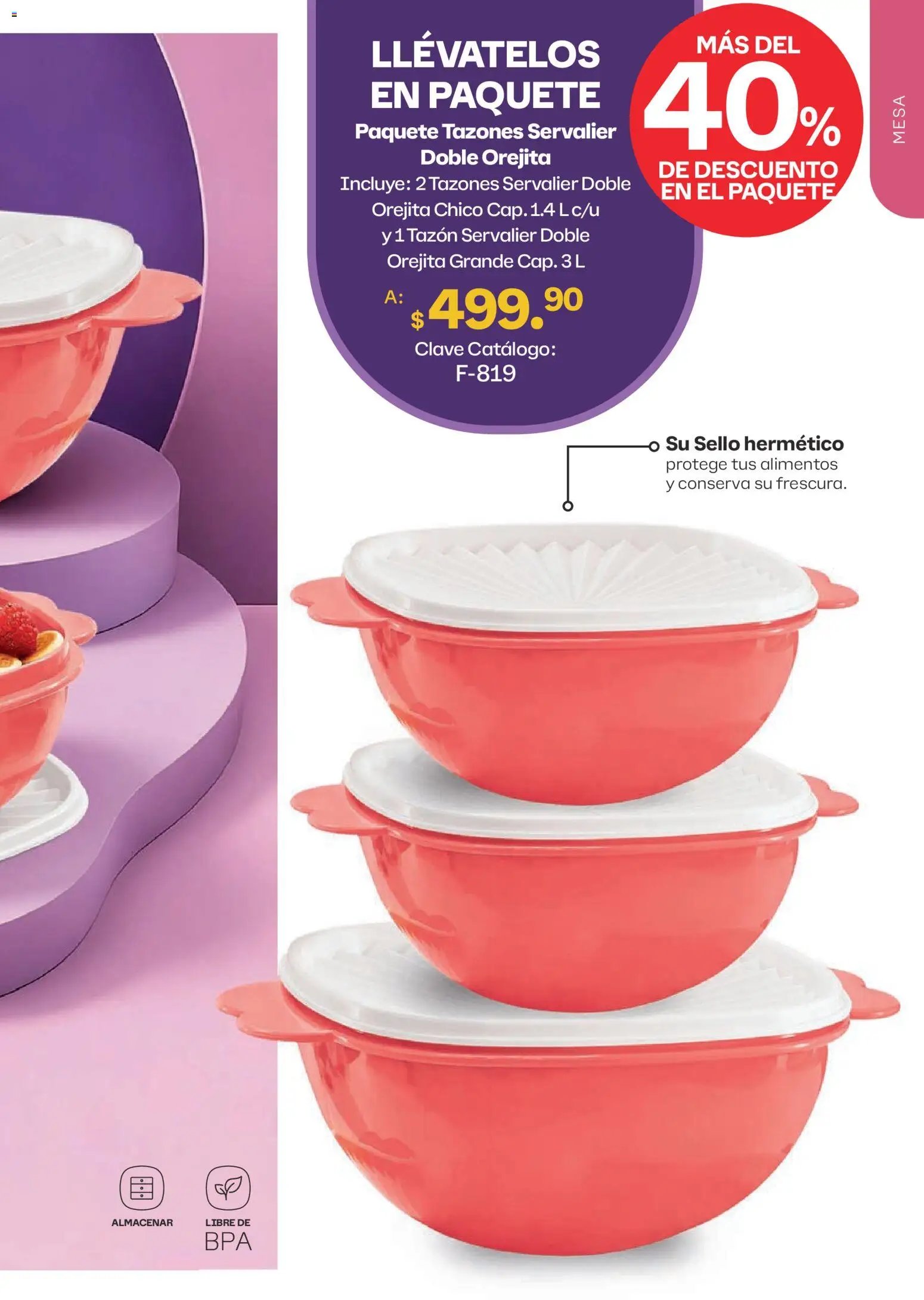 Tupperware oferta desde 13/07/2026 Tupperware catálogo