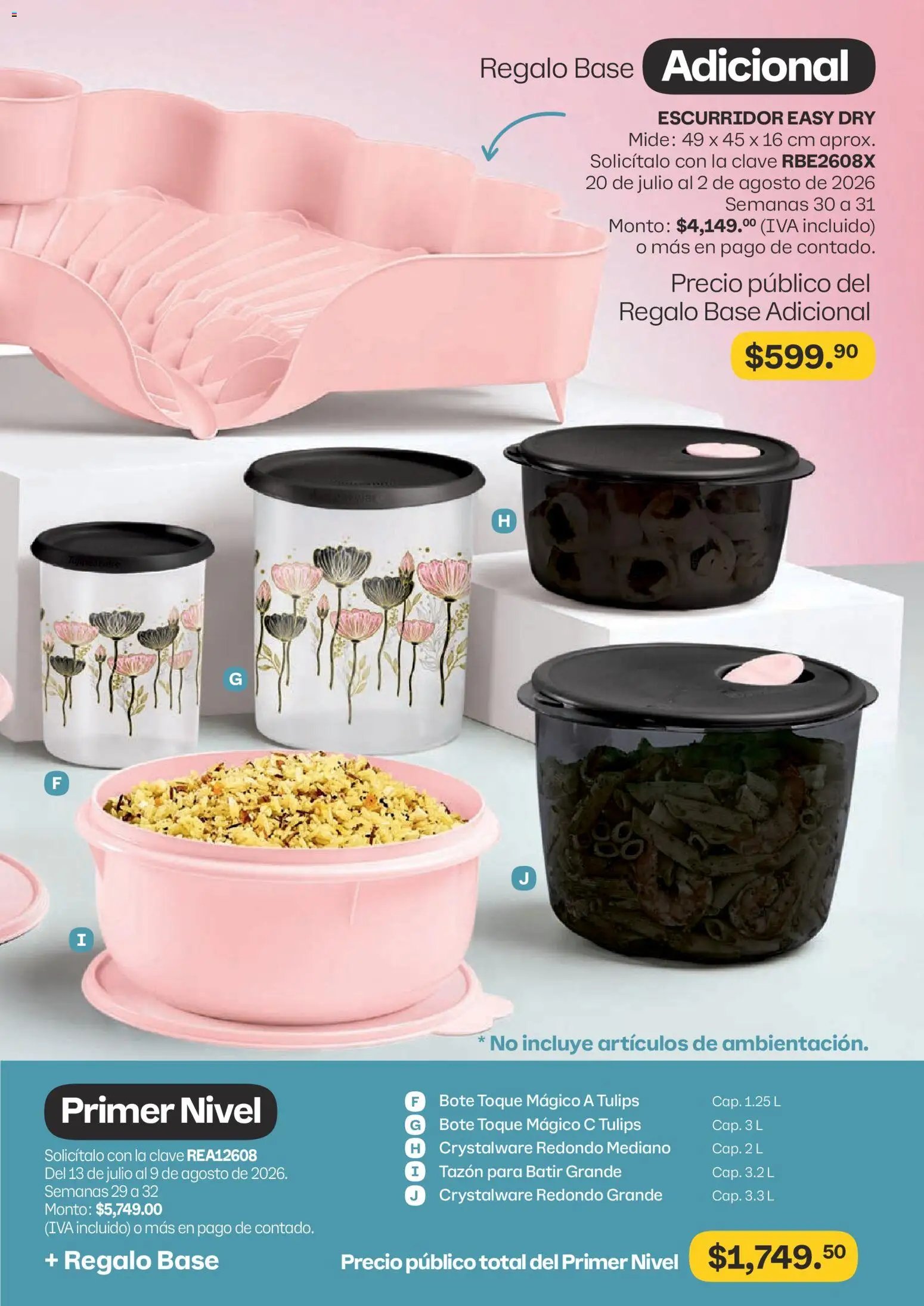 Tupperware oferta desde 13/07/2026 Tupperware catálogo