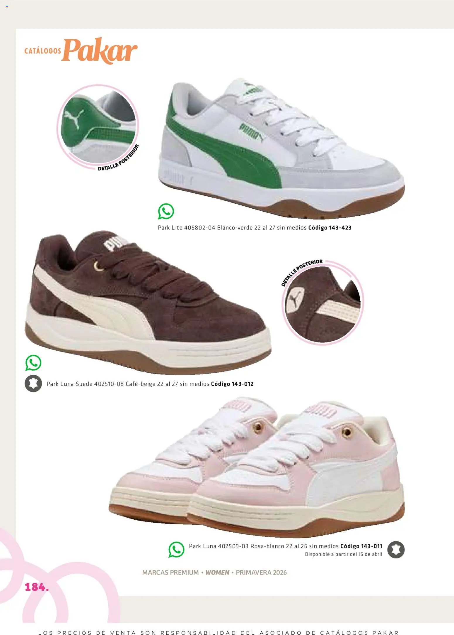 SC Pakar oferta desde 27/02/2026 SC Pakar catálogo Premium Women
