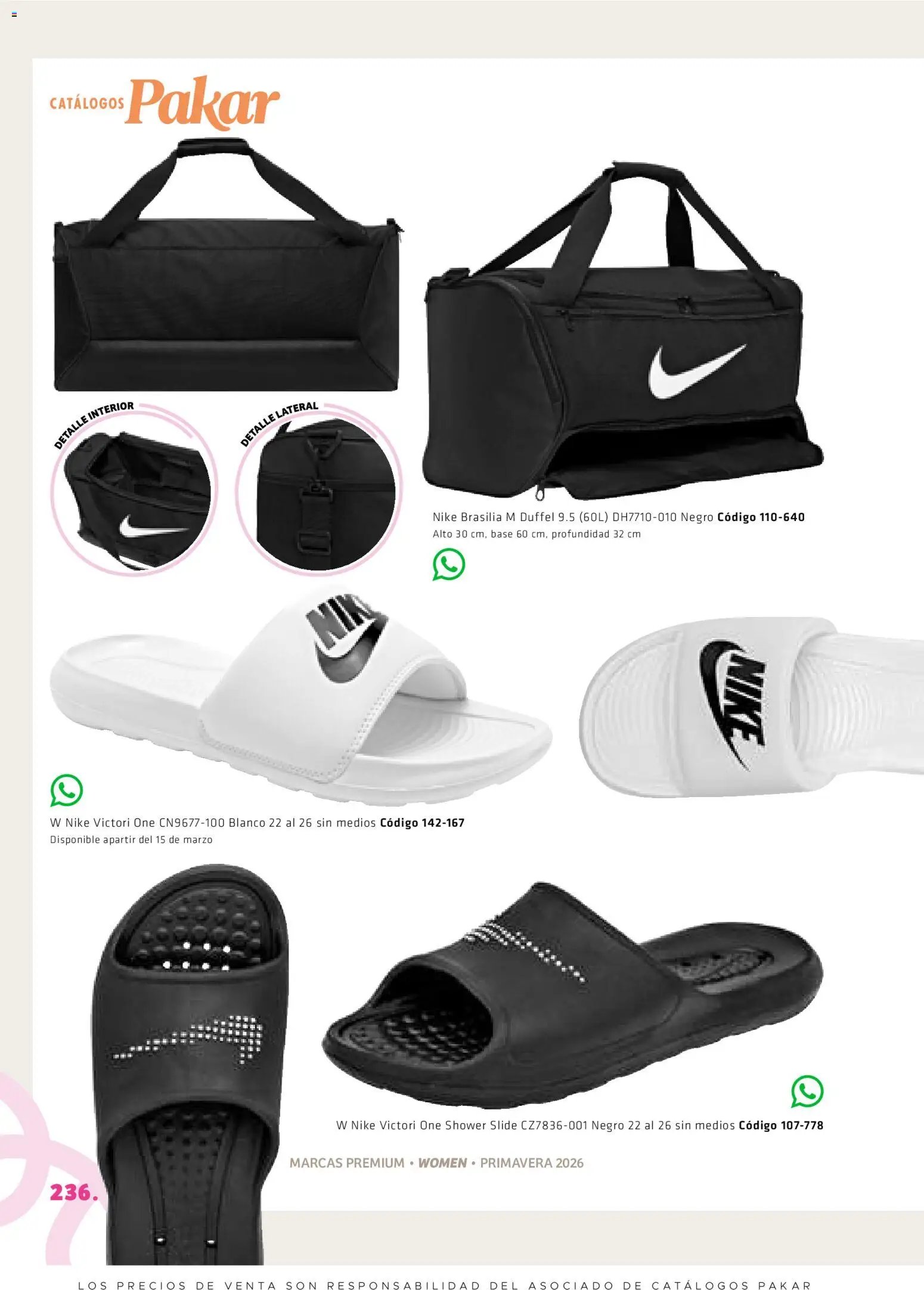 SC Pakar oferta desde 27/02/2026 SC Pakar catálogo Premium Women