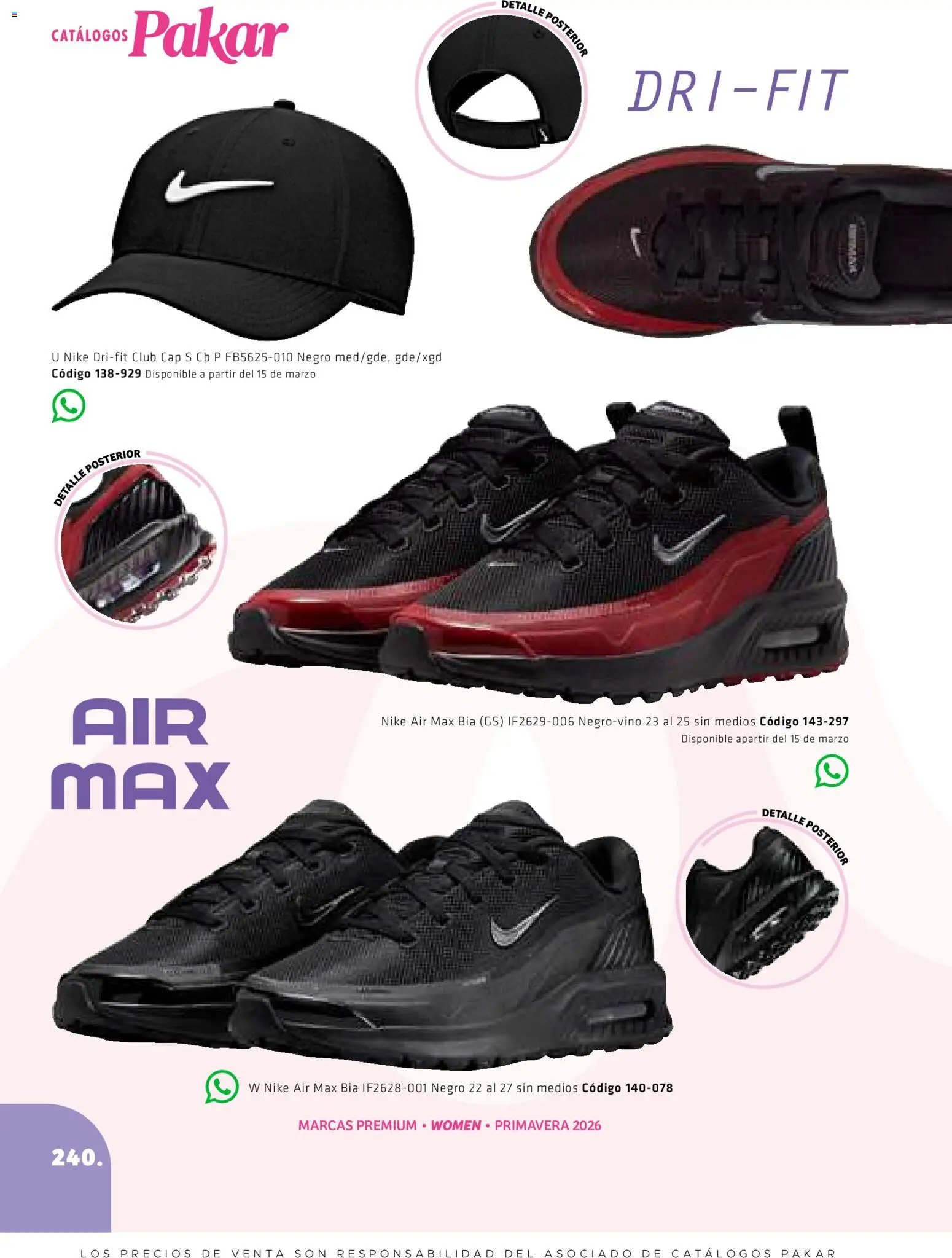 SC Pakar oferta desde 27/02/2026 SC Pakar catálogo Premium Women