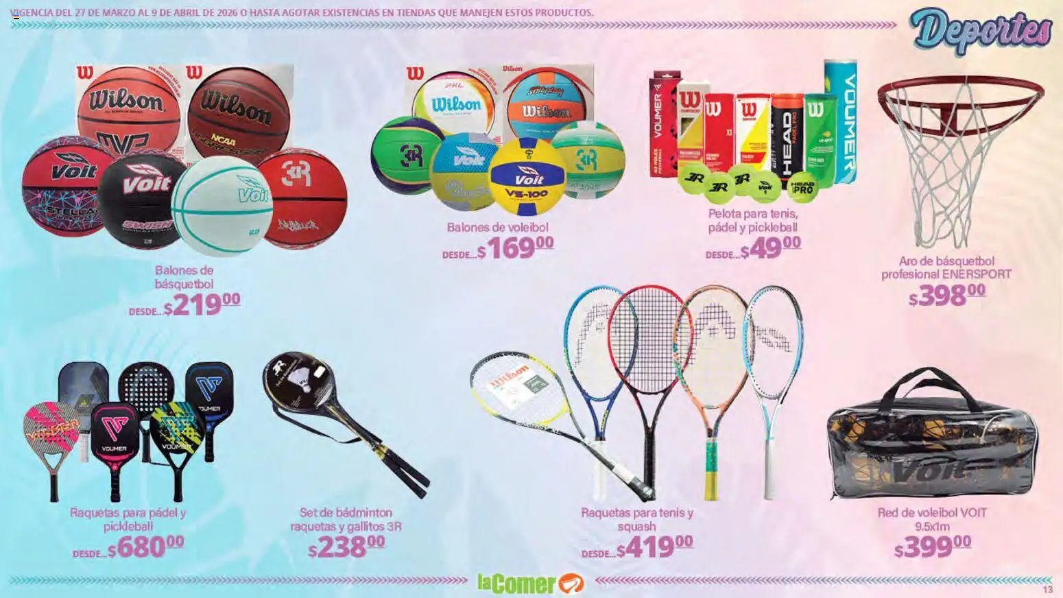 La Comer oferta desde 27/03/2026 La Comer folleto Ofertas (2026-03-27 - 2026-04-09)