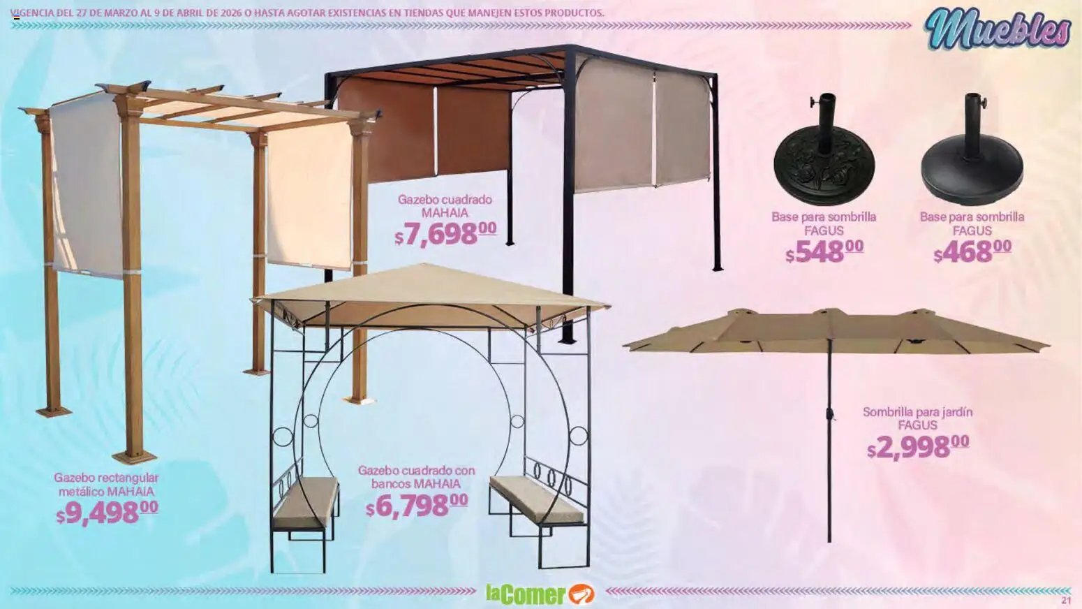 La Comer oferta desde 27/03/2026 La Comer folleto Ofertas (2026-03-27 - 2026-04-09)