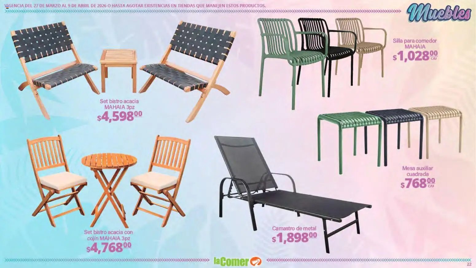 La Comer oferta desde 27/03/2026 La Comer folleto Ofertas (2026-03-27 - 2026-04-09)