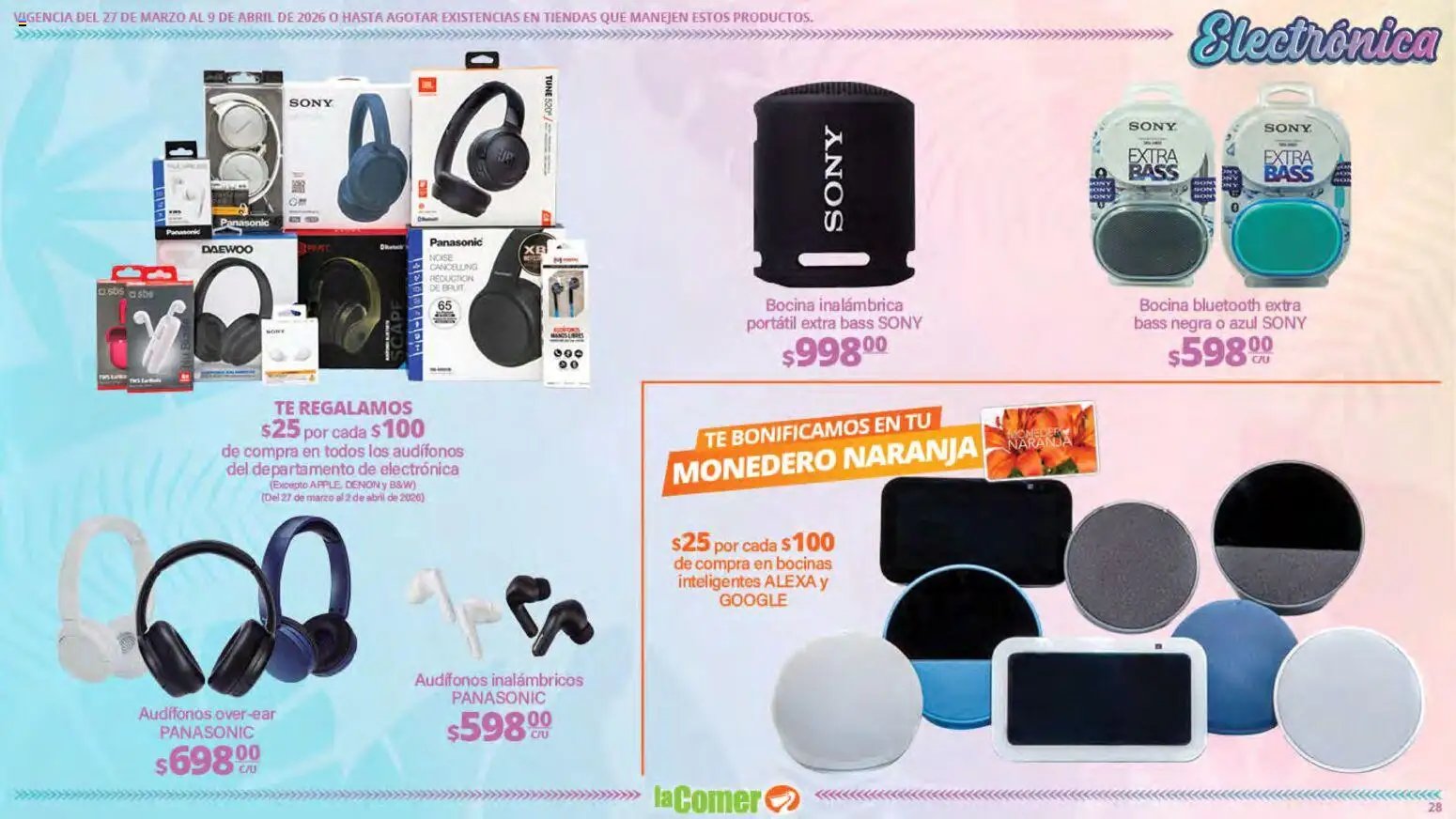 La Comer oferta desde 27/03/2026 La Comer folleto Ofertas (2026-03-27 - 2026-04-09)