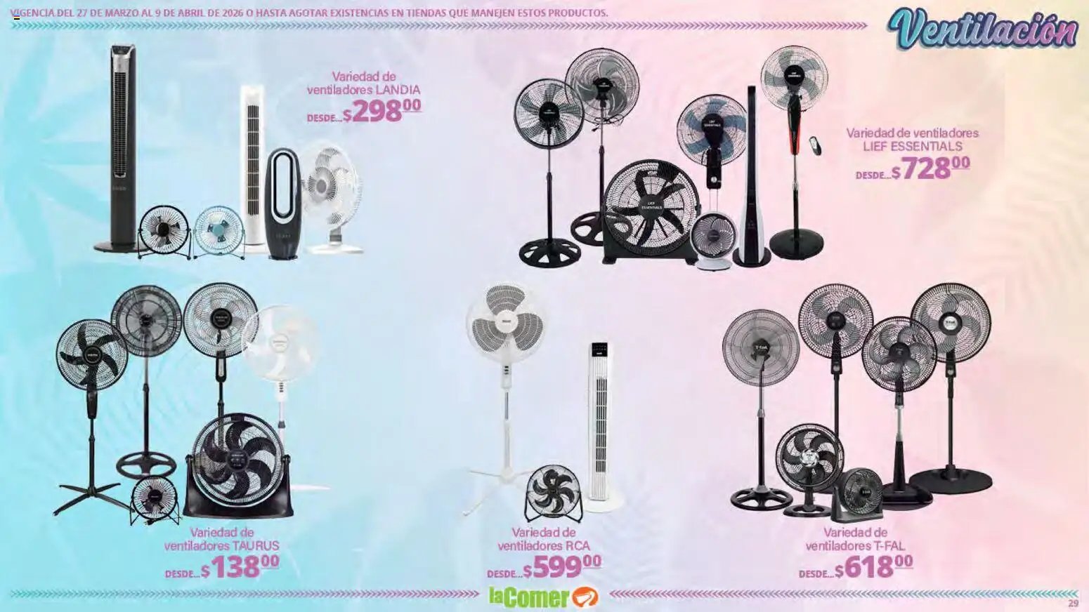 La Comer oferta desde 27/03/2026 La Comer folleto Ofertas (2026-03-27 - 2026-04-09)