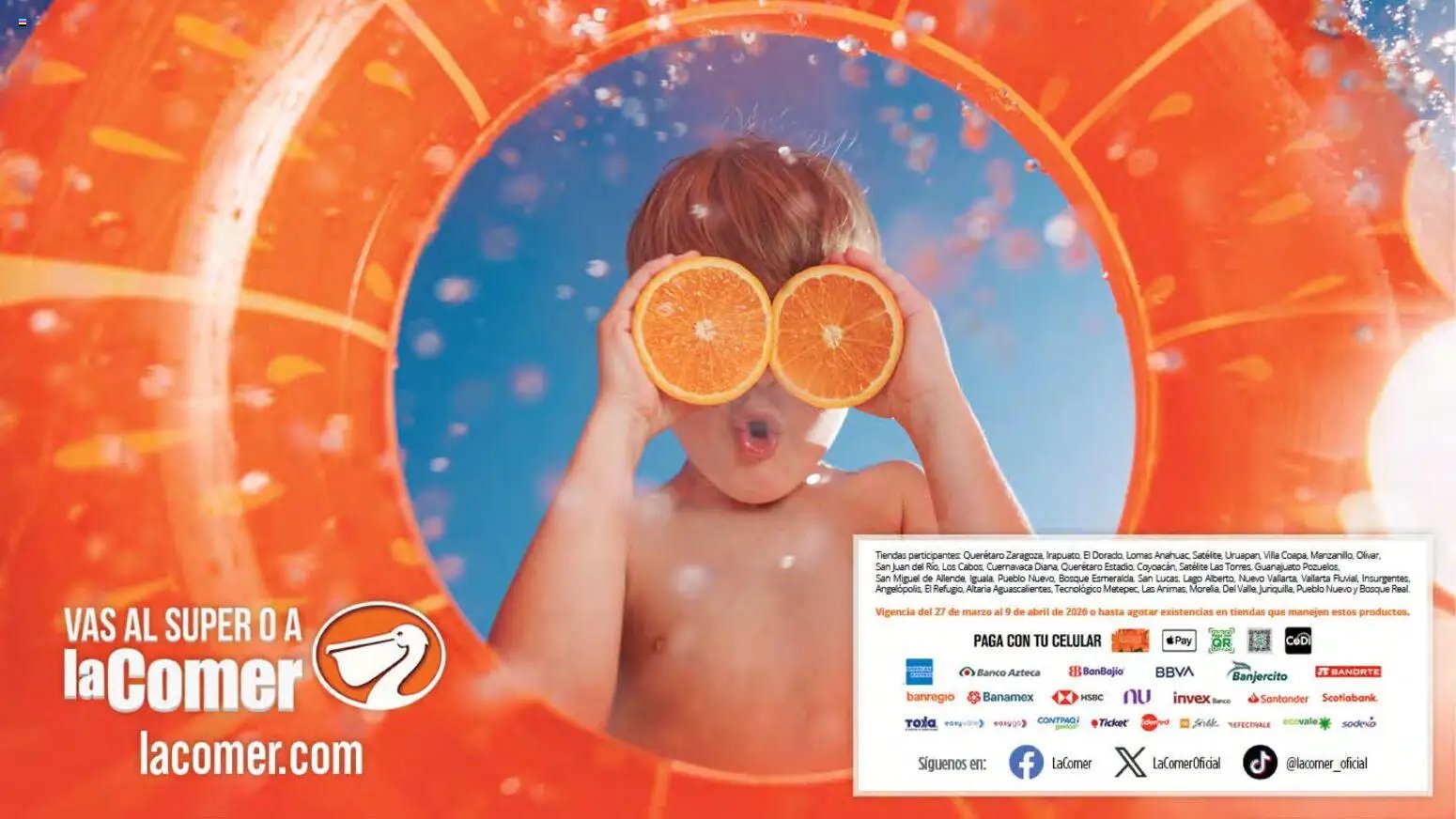 La Comer oferta desde 27/03/2026 La Comer folleto Ofertas (2026-03-27 - 2026-04-09)