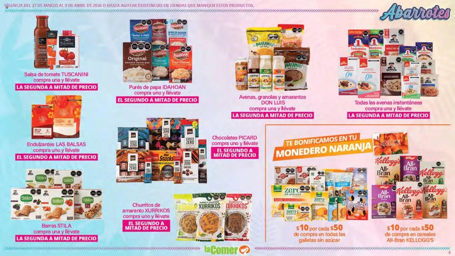 La Comer oferta desde 27/03/2026 La Comer folleto Ofertas (2026-03-27 - 2026-04-09)