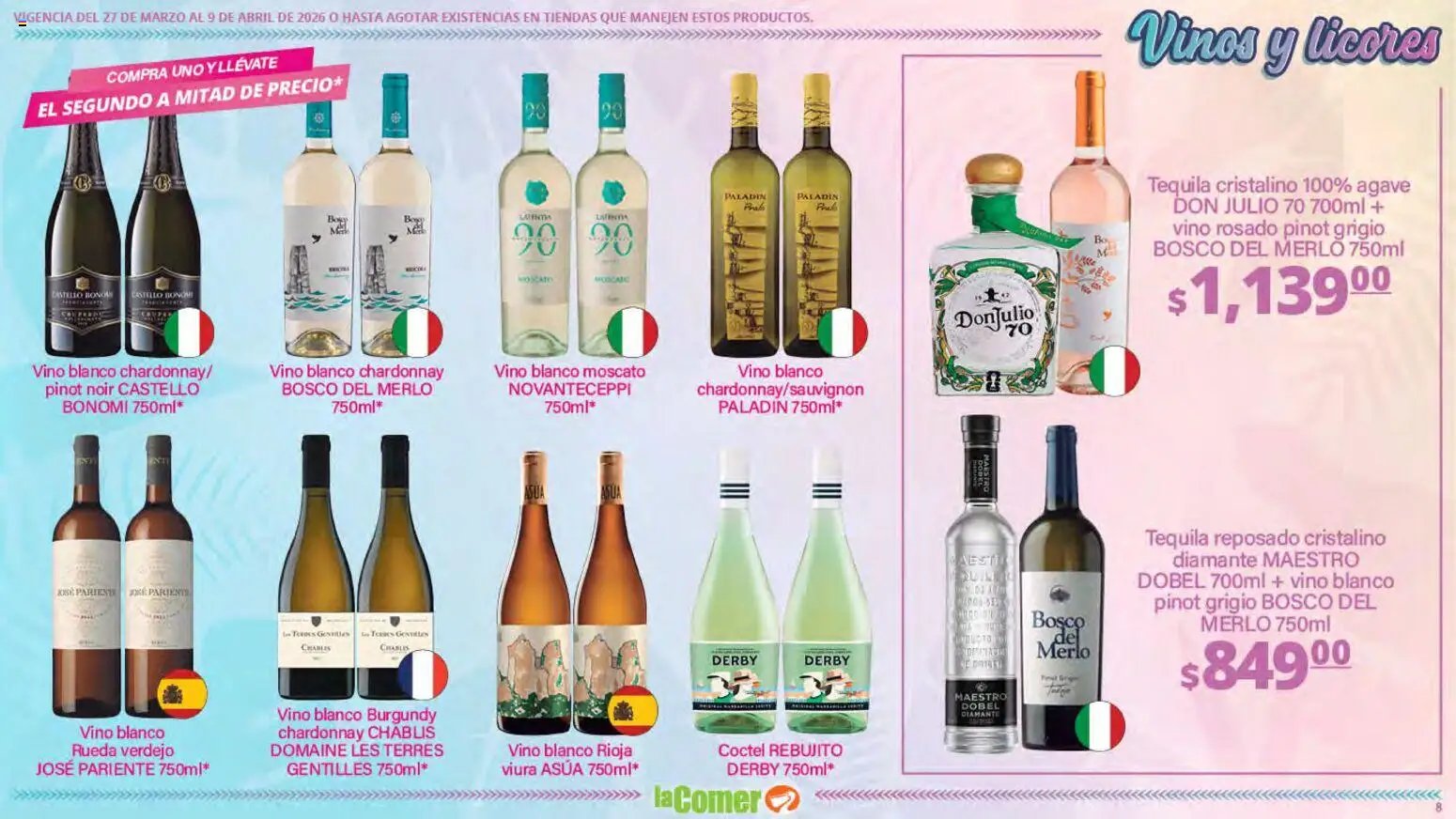 La Comer oferta desde 27/03/2026 La Comer folleto Ofertas (2026-03-27 - 2026-04-09)