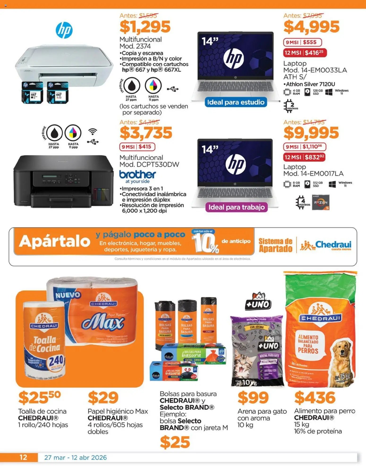 Chedraui oferta desde 27/03/2026 Chedraui folleto (2026-03-27 - 2026-04-12)