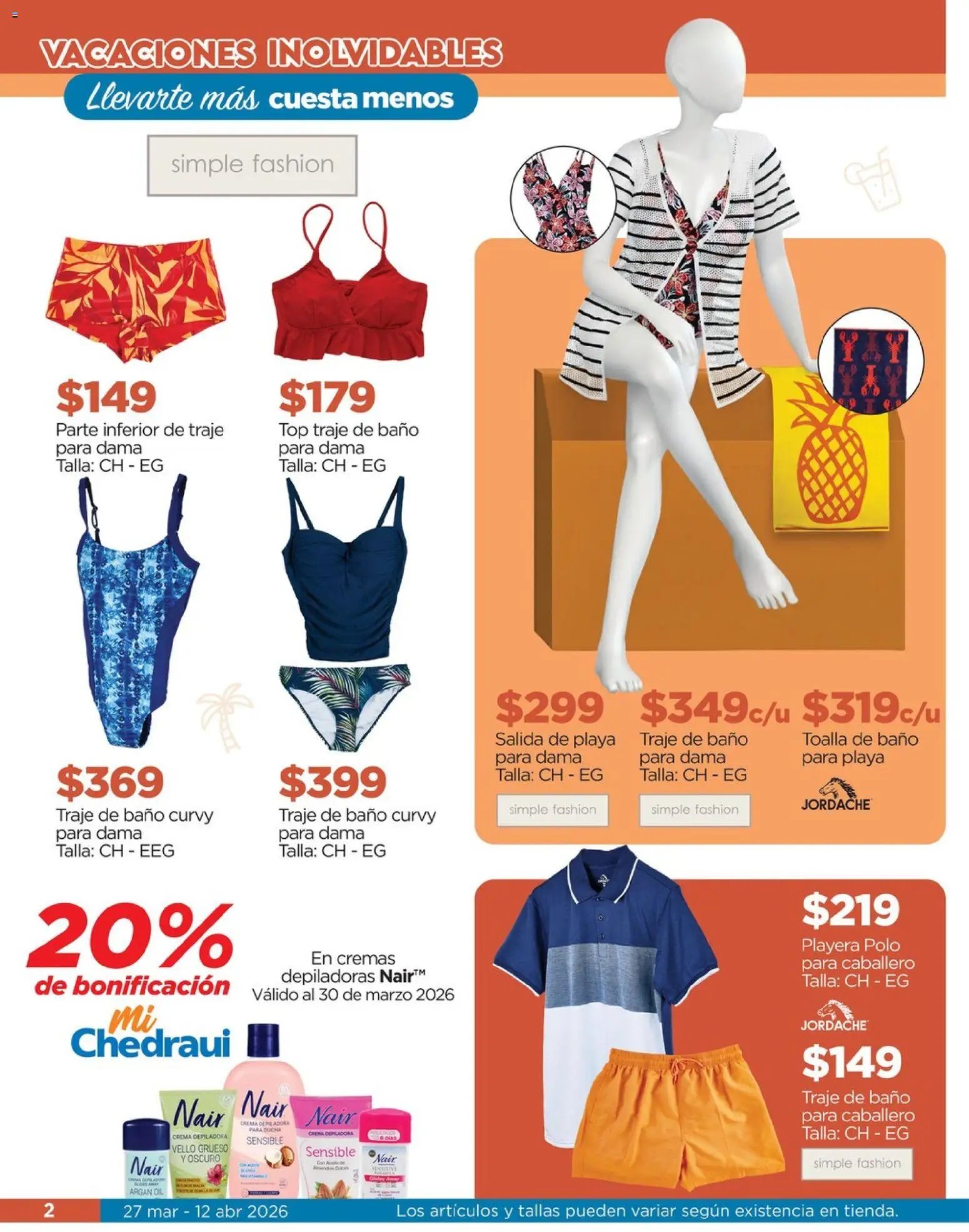 Chedraui oferta desde 27/03/2026 Chedraui folleto (2026-03-27 - 2026-04-12)