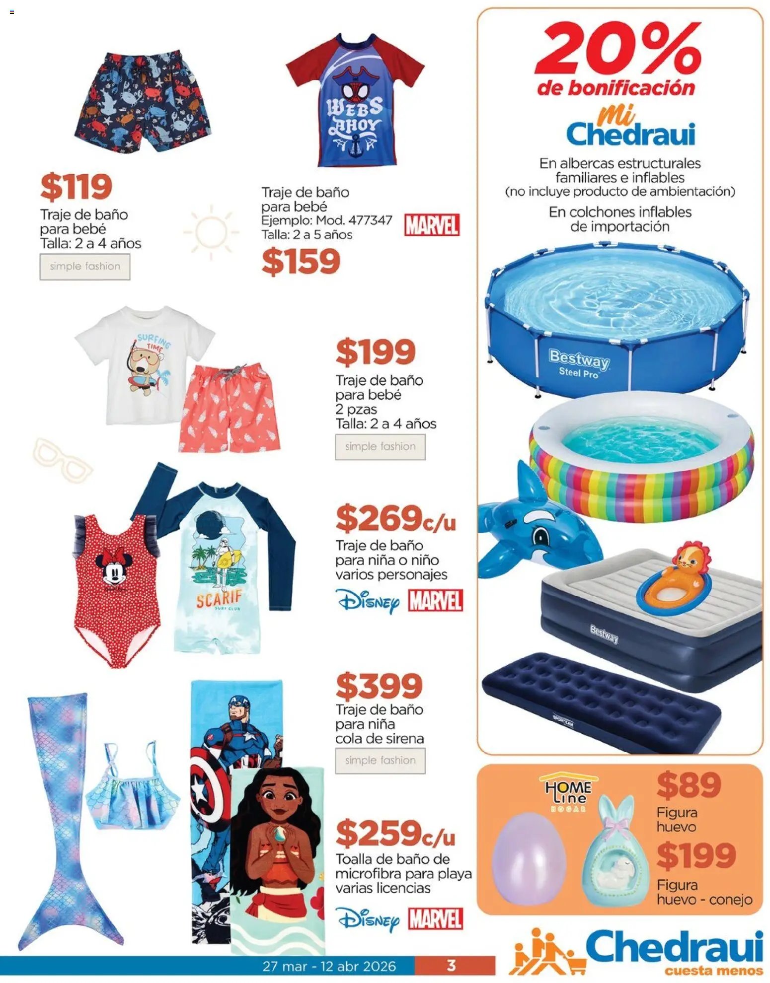 Chedraui oferta desde 27/03/2026 Chedraui folleto (2026-03-27 - 2026-04-12)