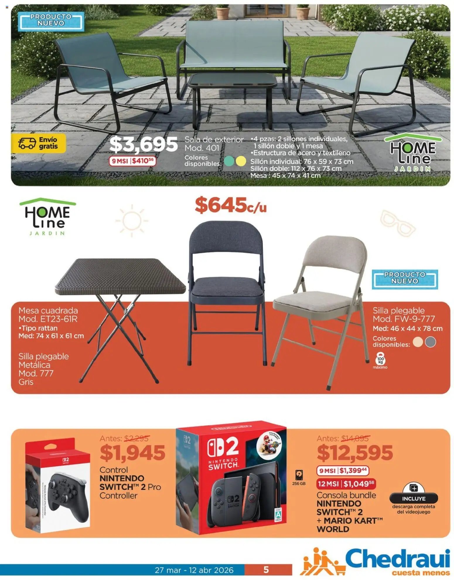 Chedraui oferta desde 27/03/2026 Chedraui folleto (2026-03-27 - 2026-04-12)