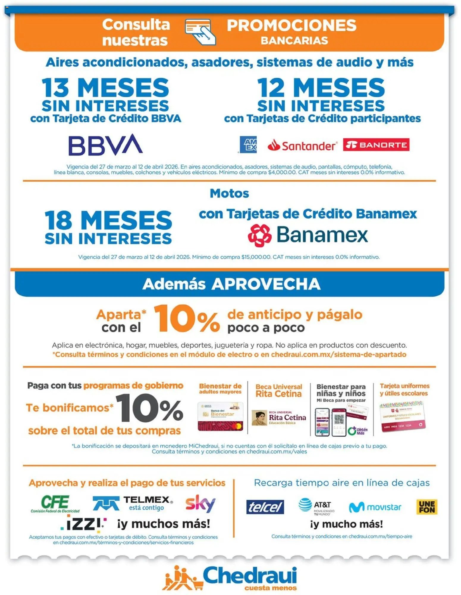 Chedraui oferta desde 27/03/2026 Chedraui folleto (2026-03-27 - 2026-04-12)
