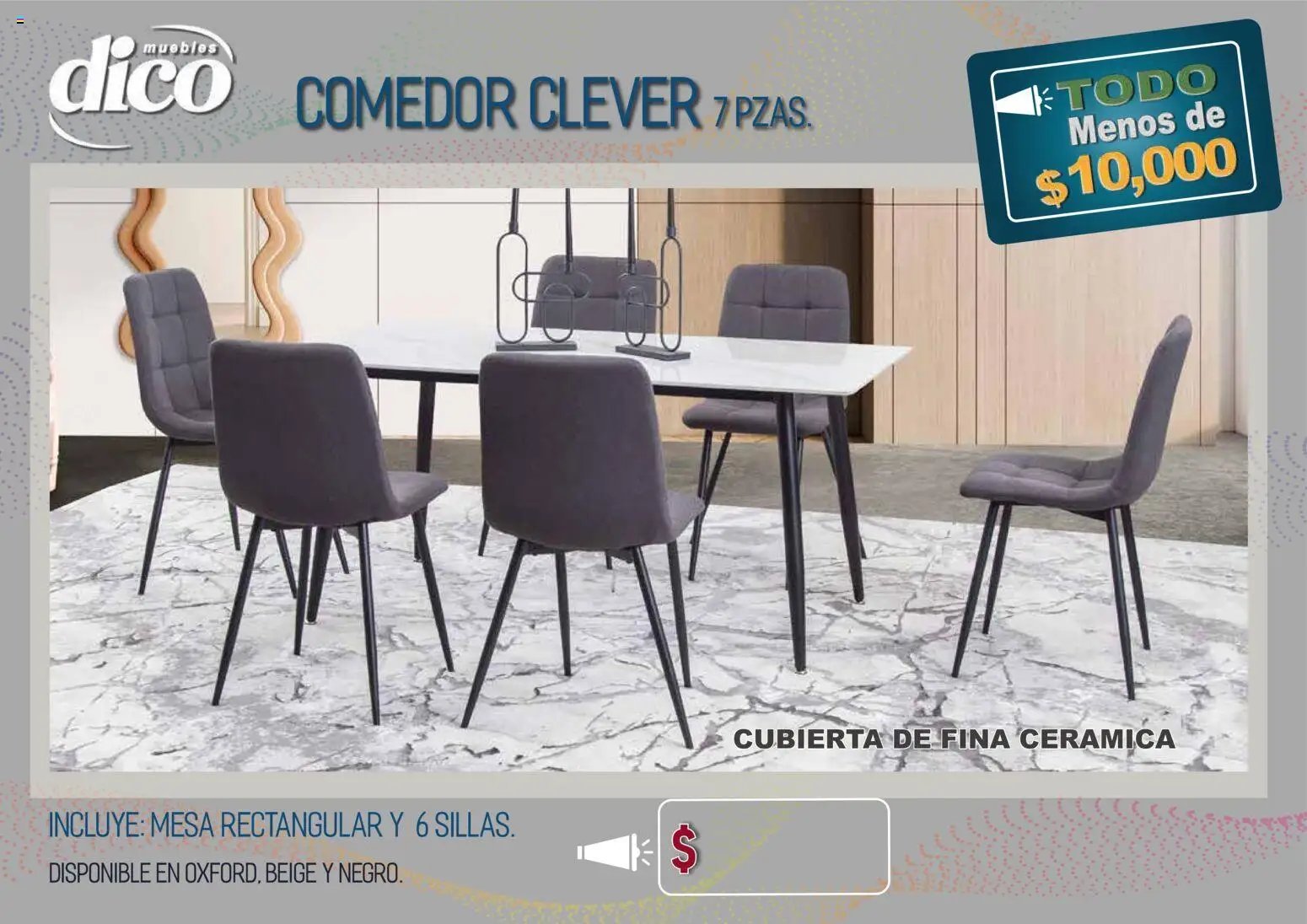 Muebles Dico oferta desde 09/04/2026 Muebles Dico catálogo Todo menos de 10000 Pacifico