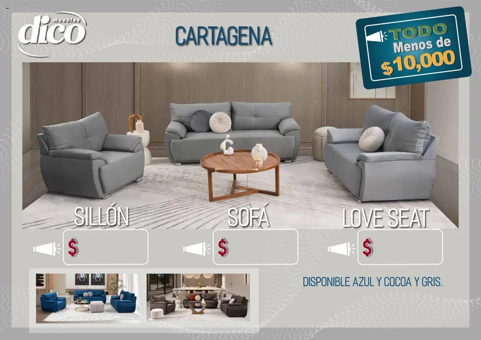 Muebles Dico oferta desde 09/04/2026 Muebles Dico catálogo Todo menos de 10000 Pacifico