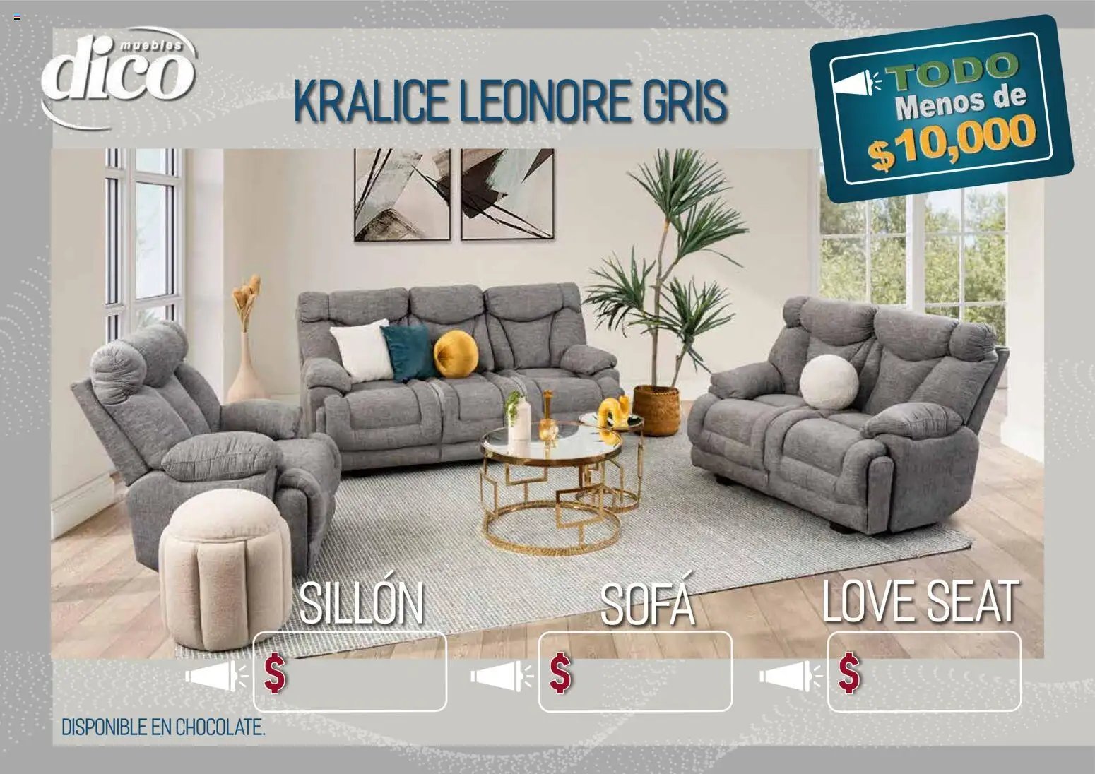 Muebles Dico oferta desde 09/04/2026 Muebles Dico catálogo Todo menos de 10000 Pacifico