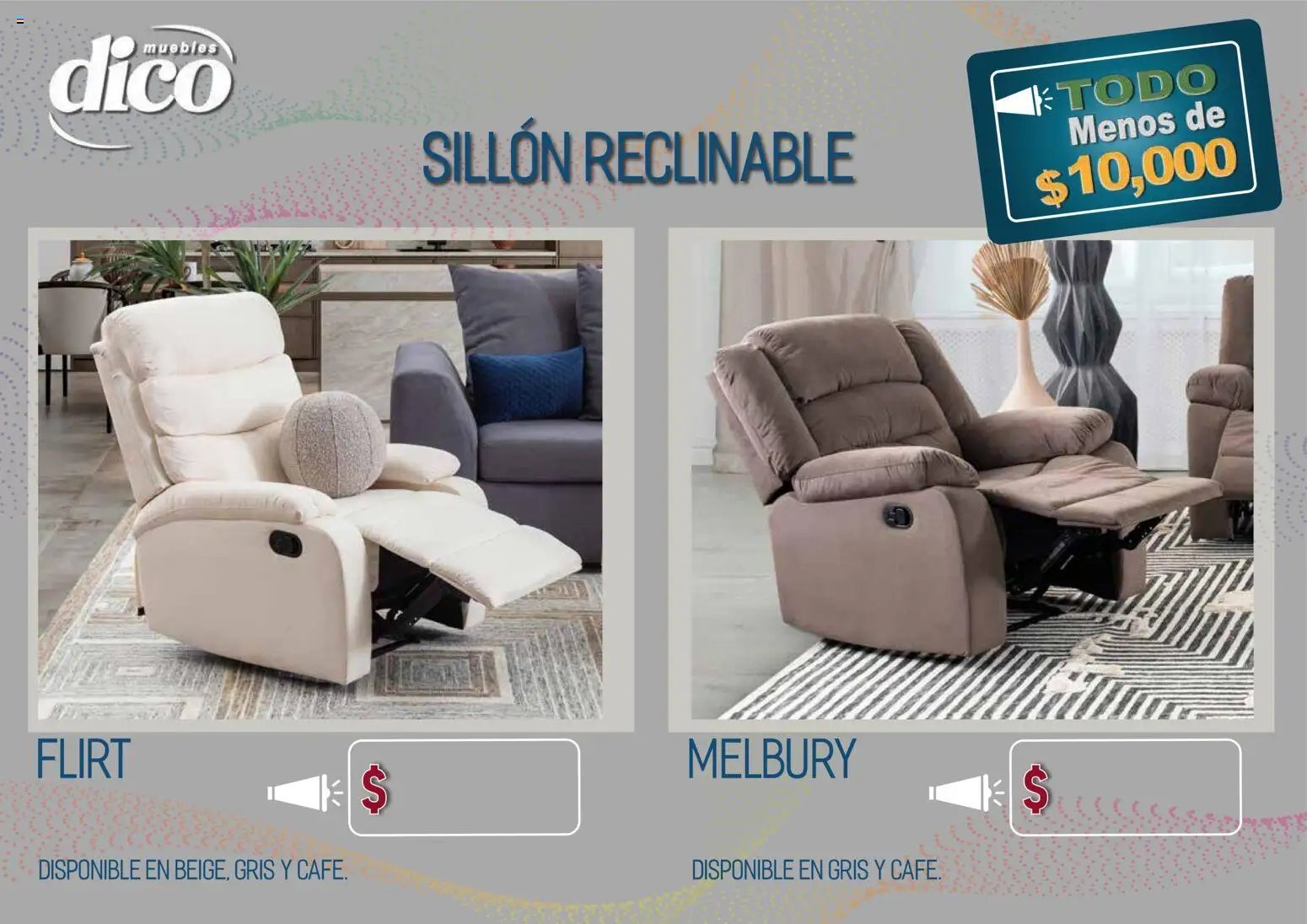 Muebles Dico oferta desde 09/04/2026 Muebles Dico catálogo Todo menos de 10000 Pacifico