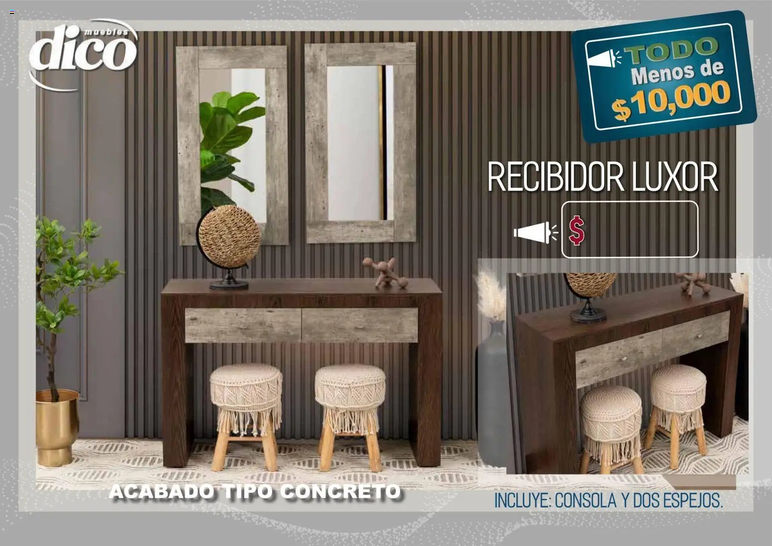 Muebles Dico oferta desde 09/04/2026 Muebles Dico catálogo Todo menos de 10000 Pacifico