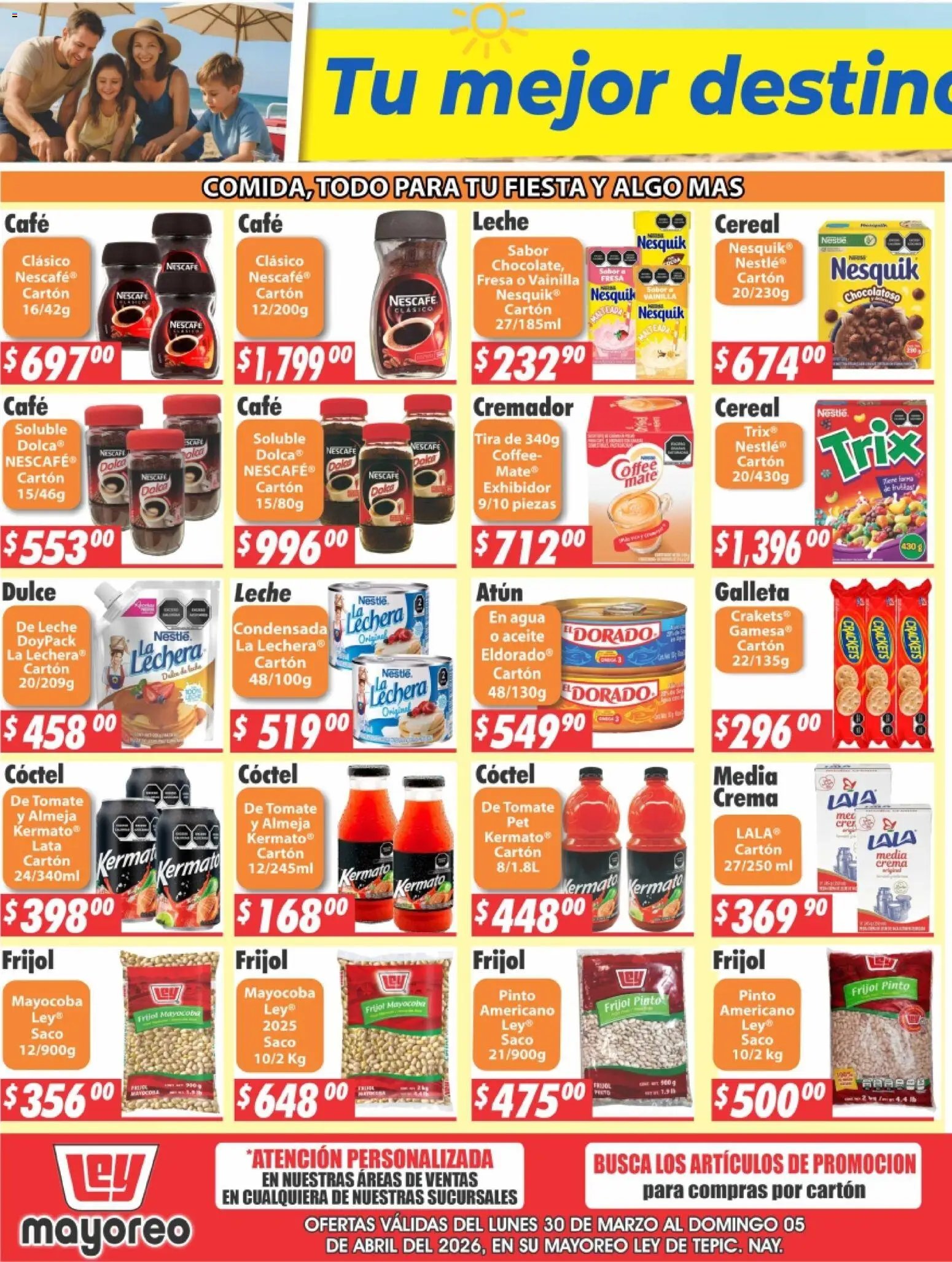 Casa Ley oferta desde 30/03/2026 Casa Ley folleto Tepic (2026-03-30 - 2026-04-05)