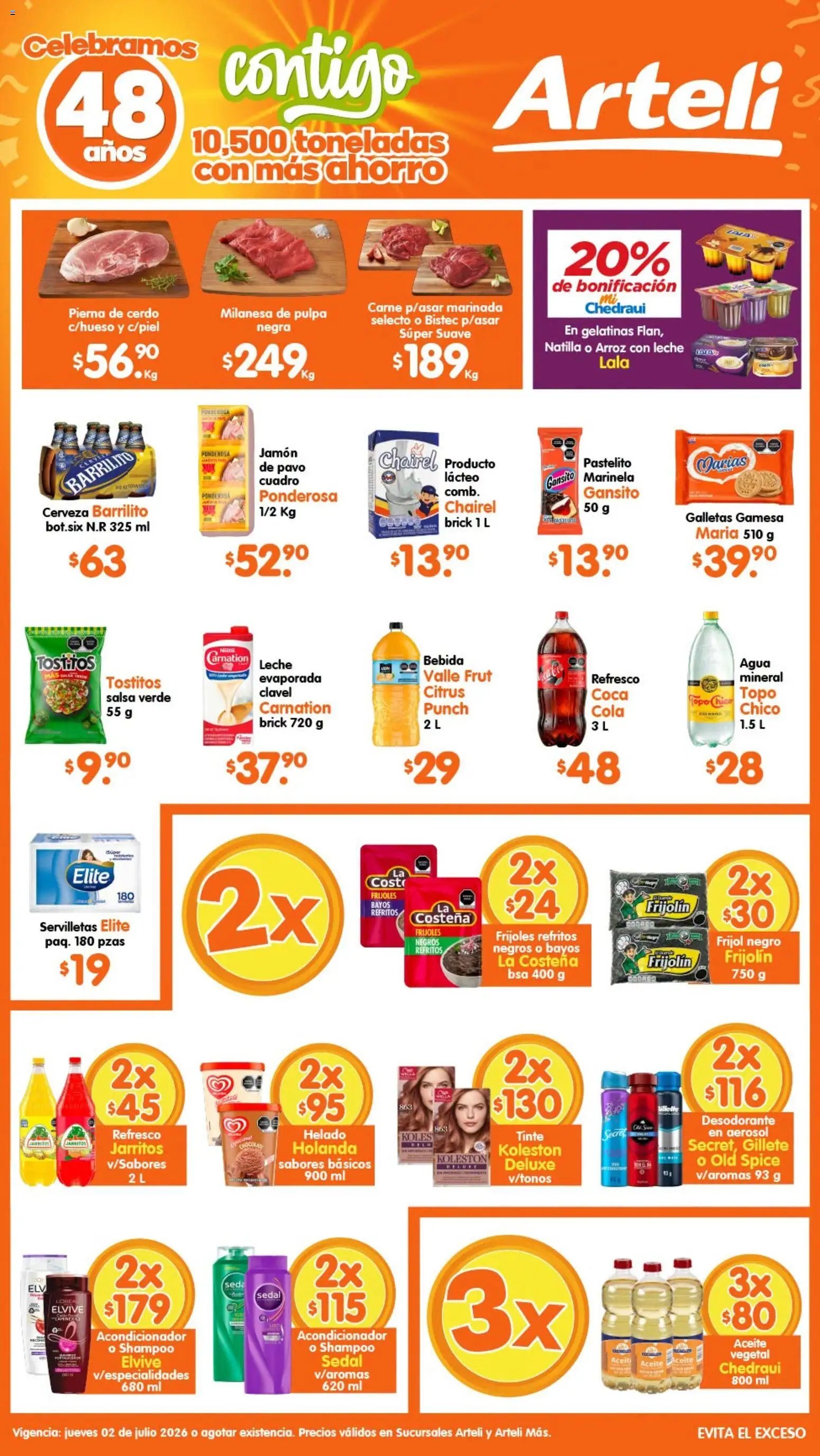 Arteli oferta desde 02/07/2026 Arteli folleto