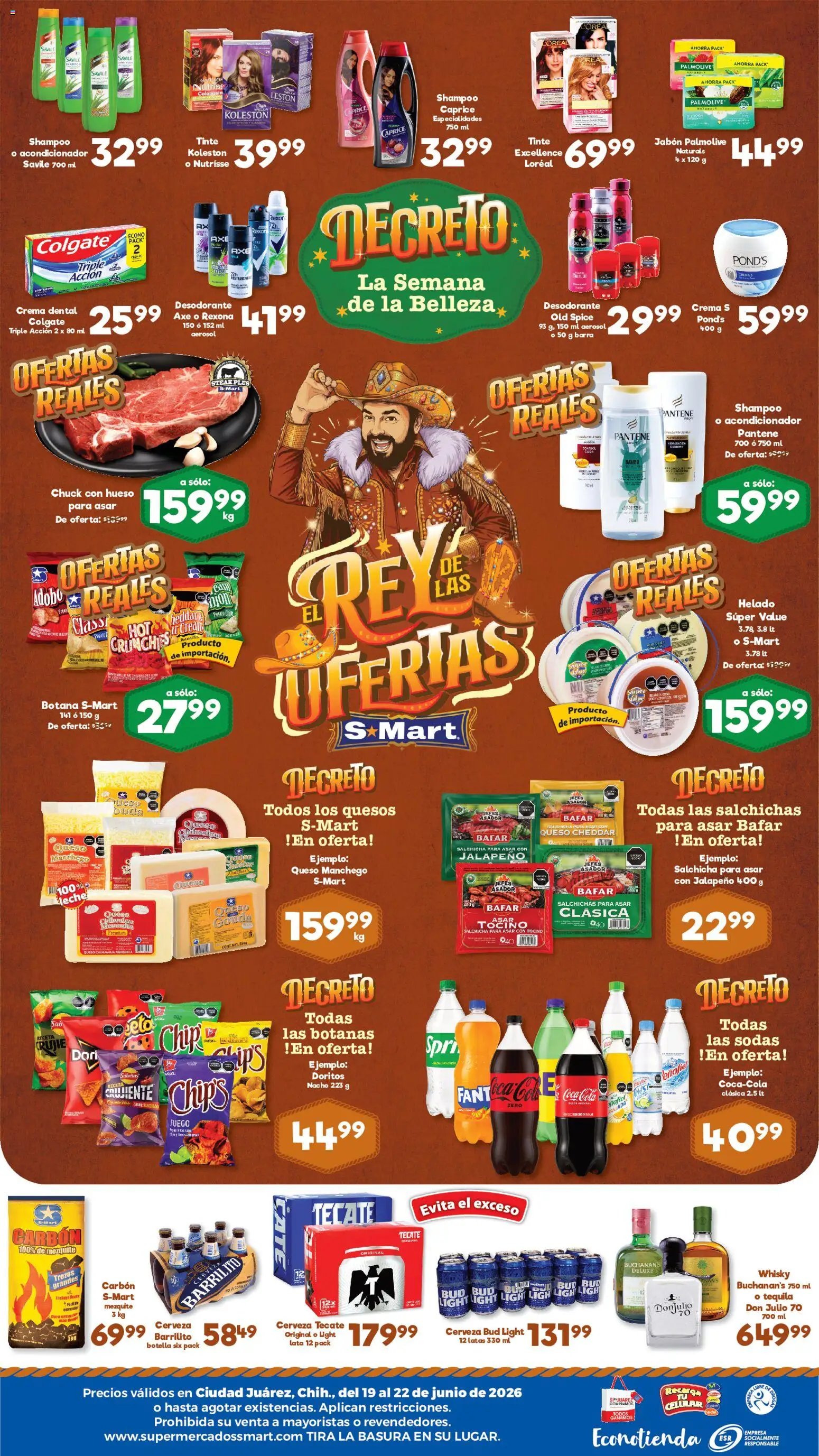 S-Mart oferta desde 19/06/2026 S-Mart folleto Juárez
