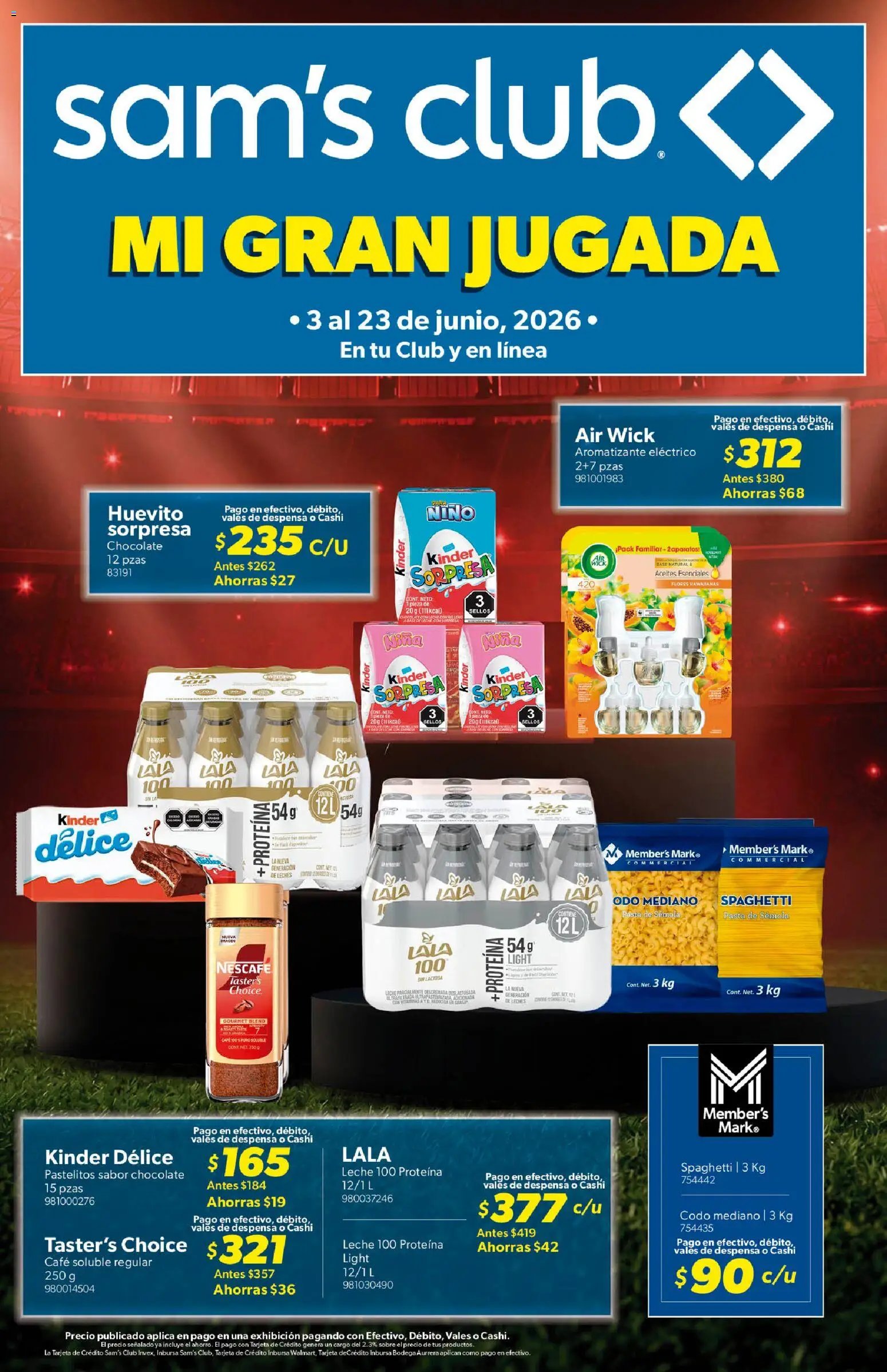 Sam's Club oferta desde 03/06/2026 Sam's Club catálogo