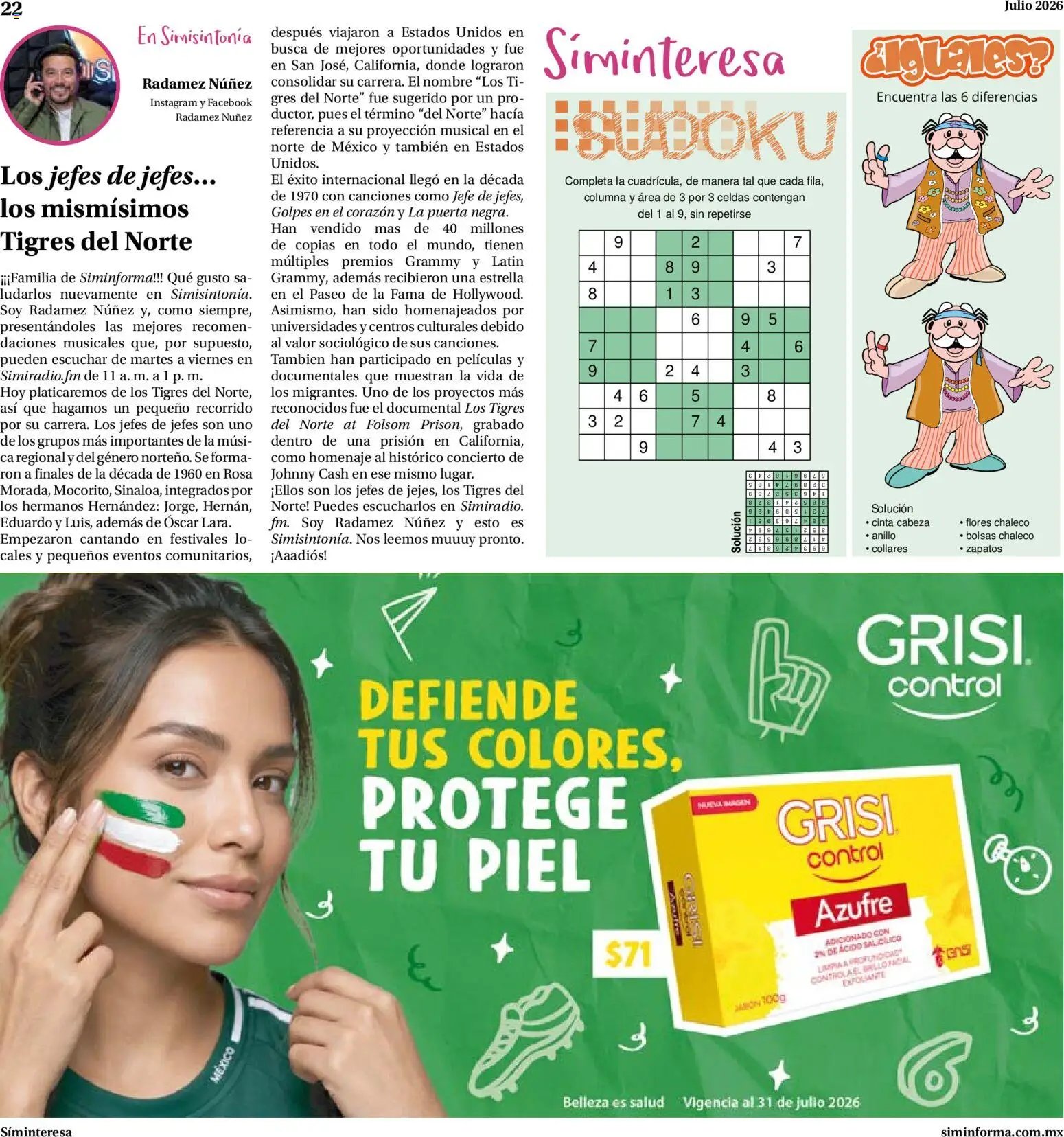 Farmacias Similares oferta desde 01/07/2026 Farmacias Similares catálogo
