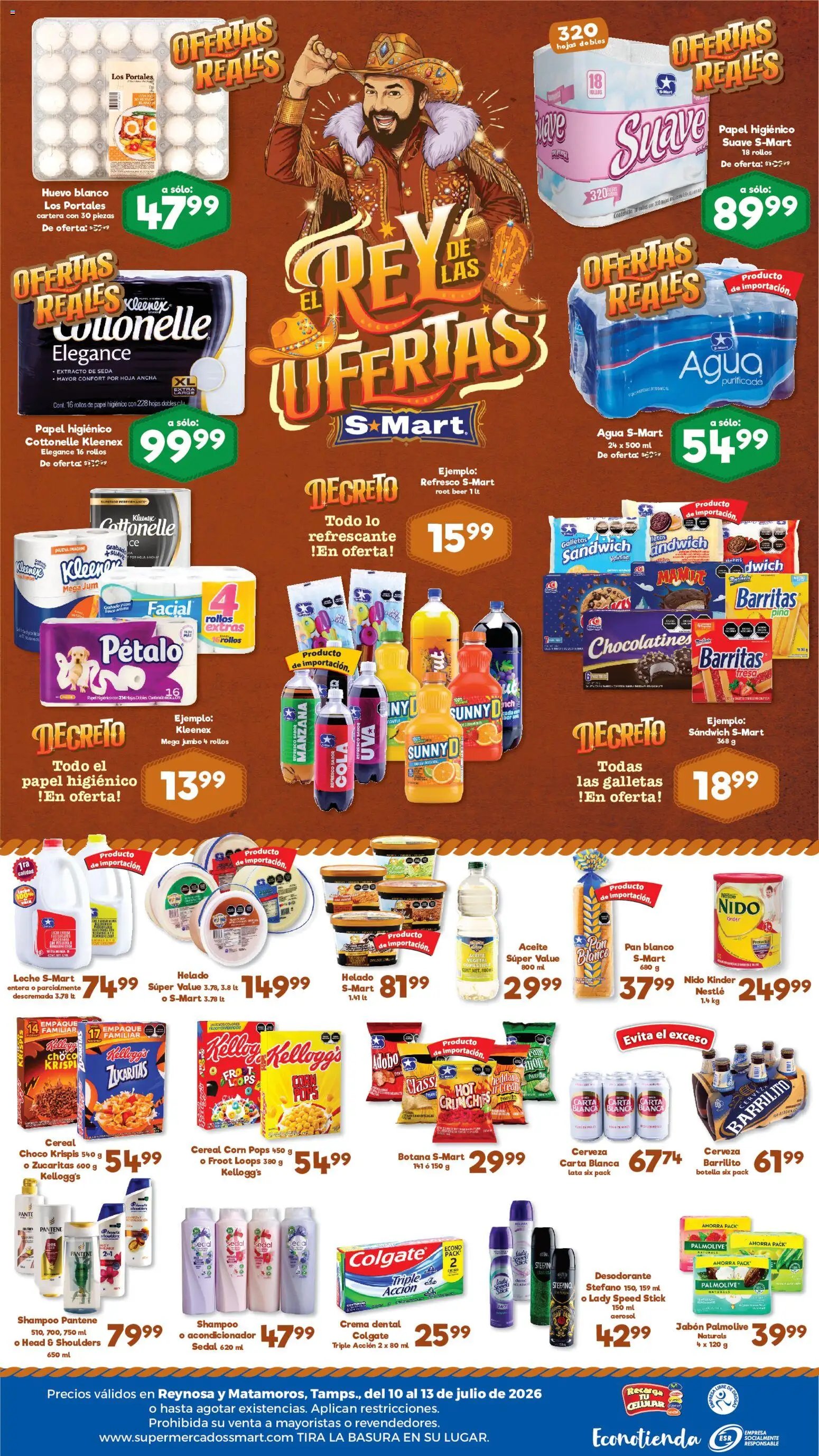 S-Mart oferta desde 10/07/2026 S-Mart folleto Nuevo Laredo