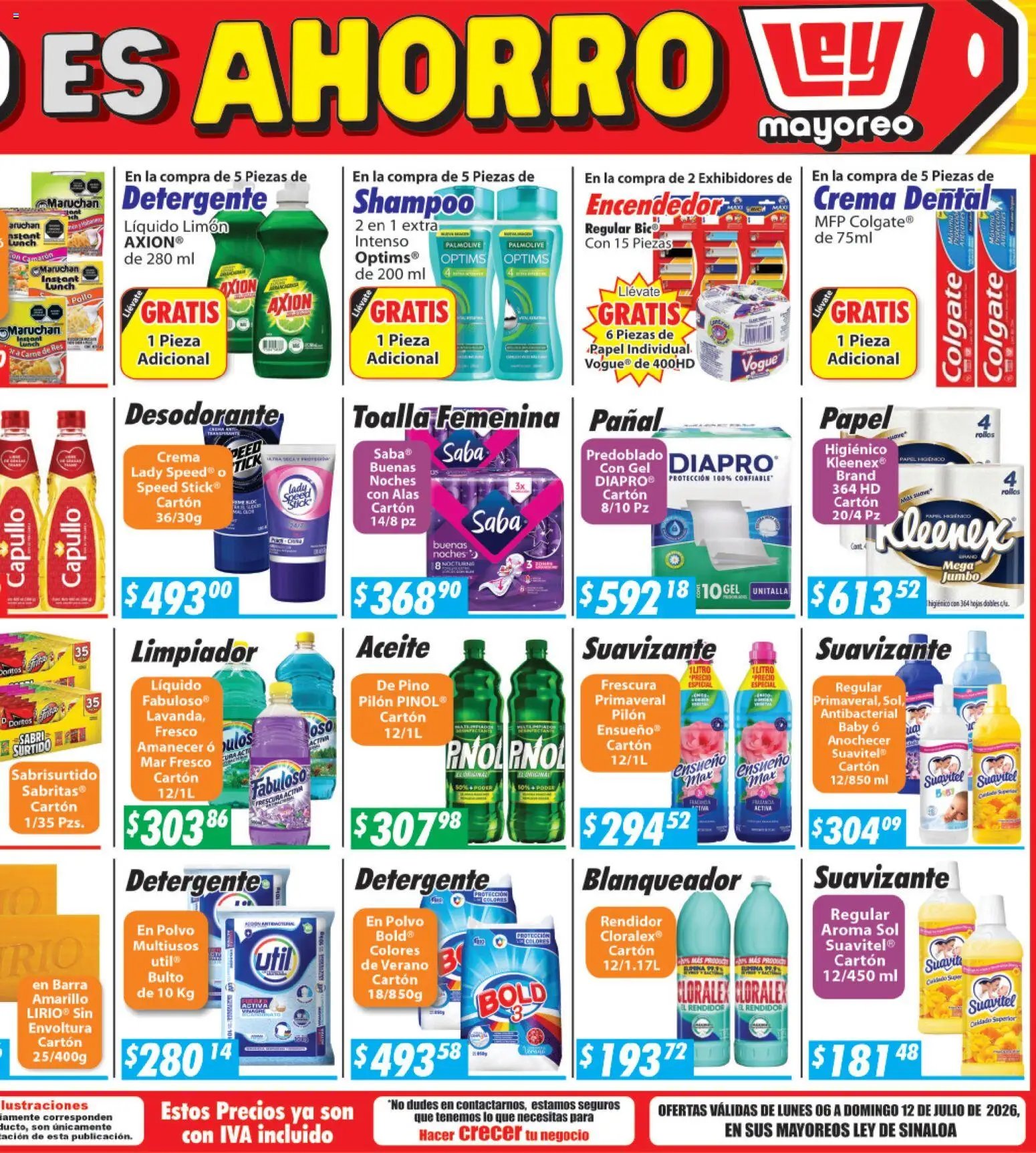 Casa Ley oferta desde 06/07/2026 Casa Ley folleto Sinaloa