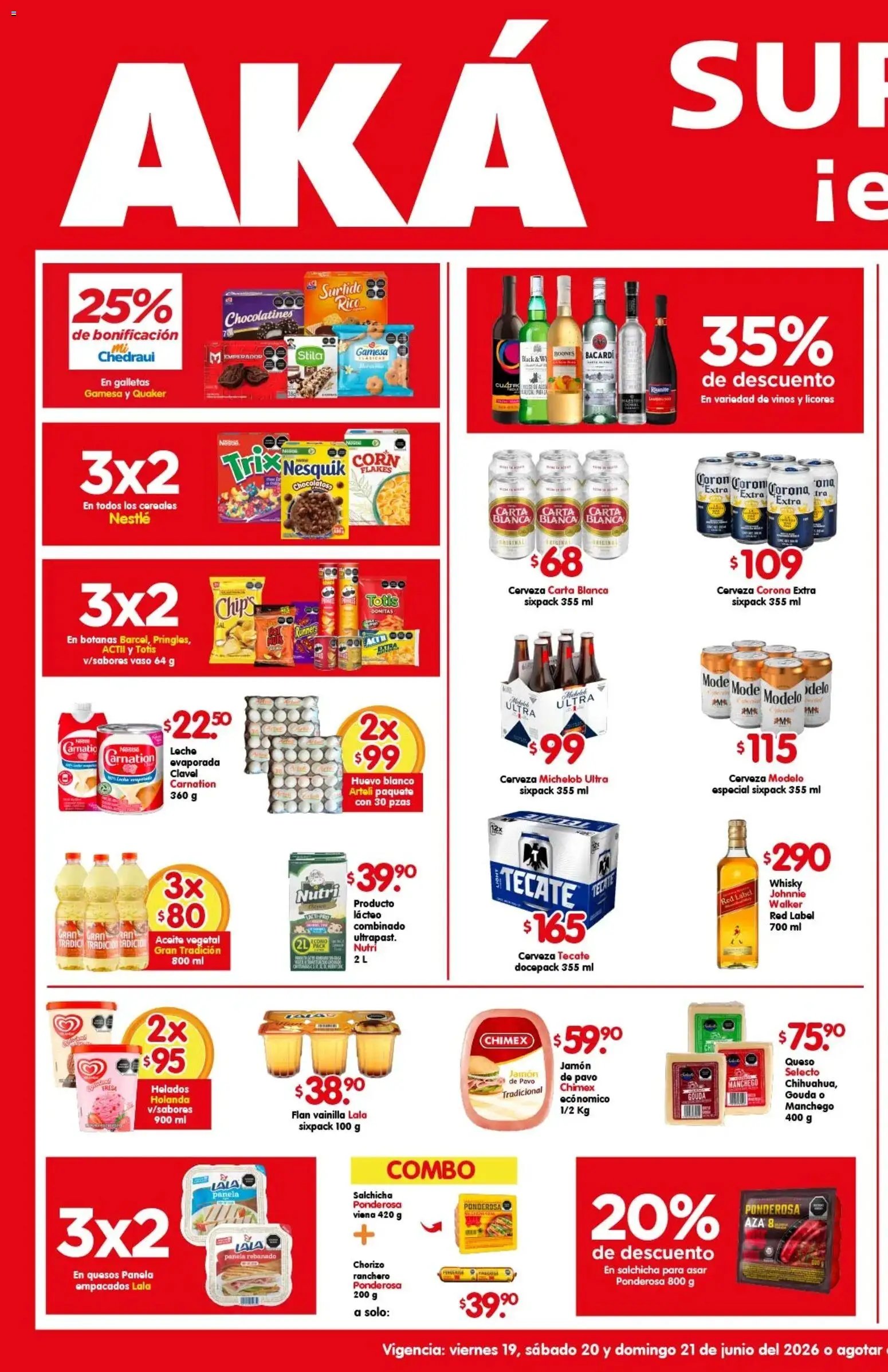 Arteli oferta desde 19/06/2026 Arteli folleto Aká Superbodegas Foraneas