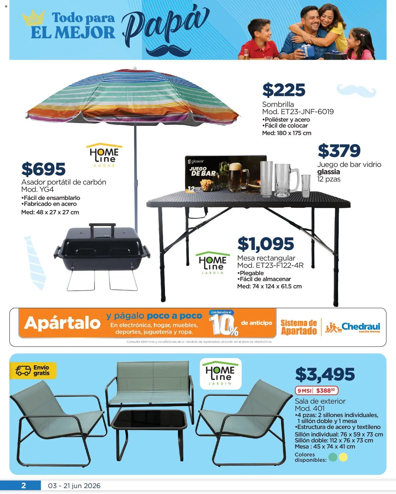 Chedraui oferta desde 03/06/2026 Chedraui folleto Todo para el mejor papá