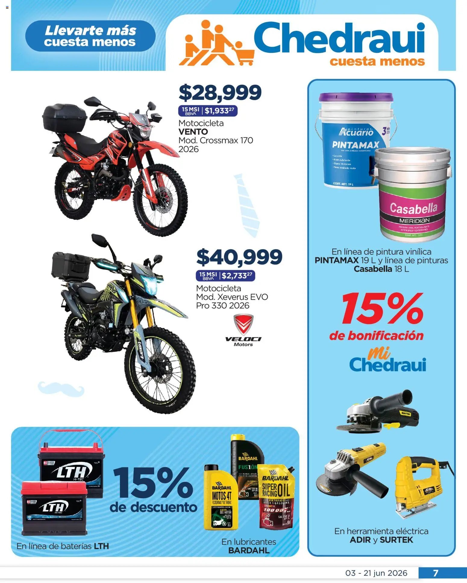 Chedraui oferta desde 03/06/2026 Chedraui folleto Todo para el mejor papá