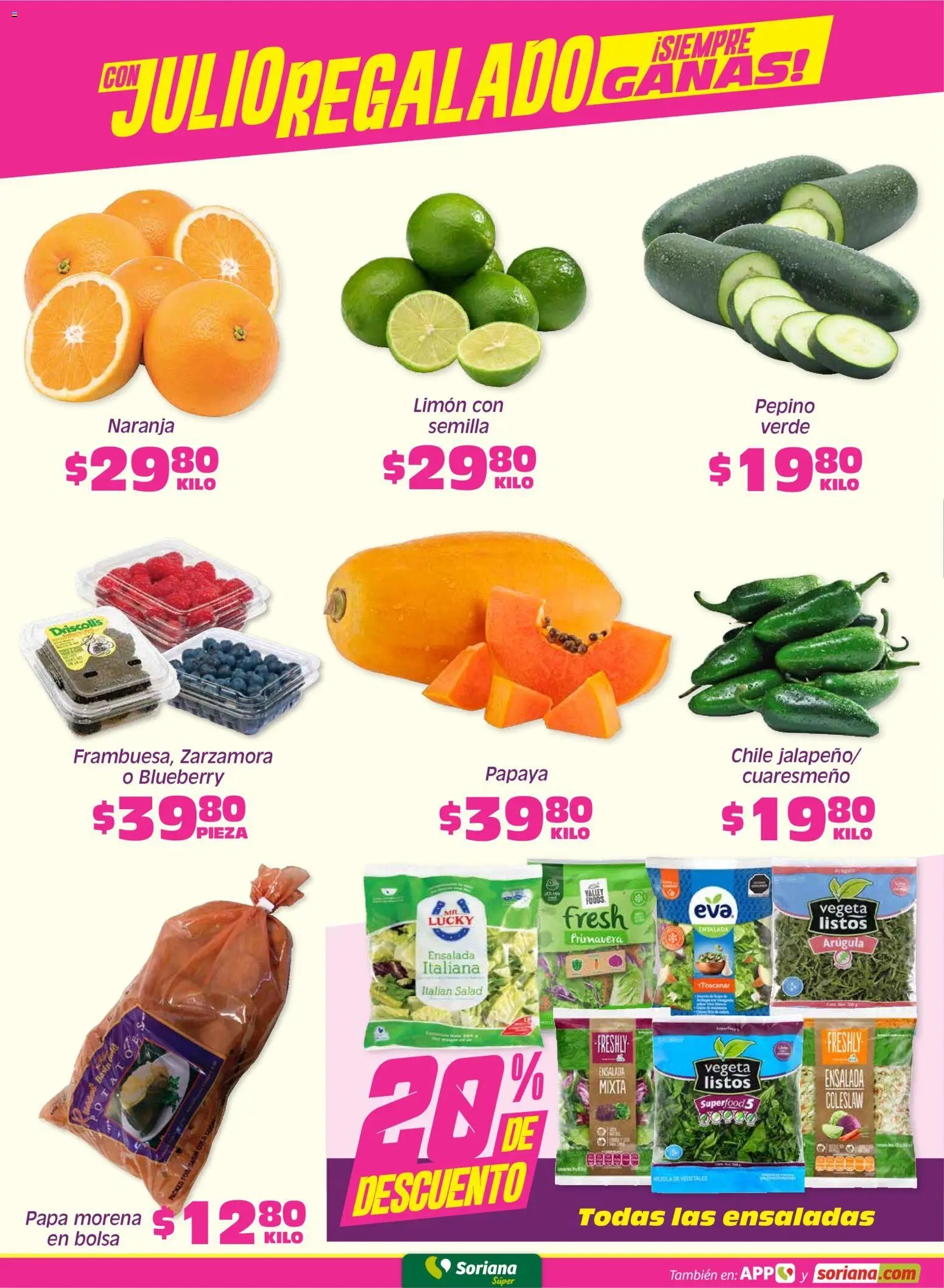 Soriana oferta desde 19/06/2026 Soriana Fin de Semana Súper: Saltillo y Torreón