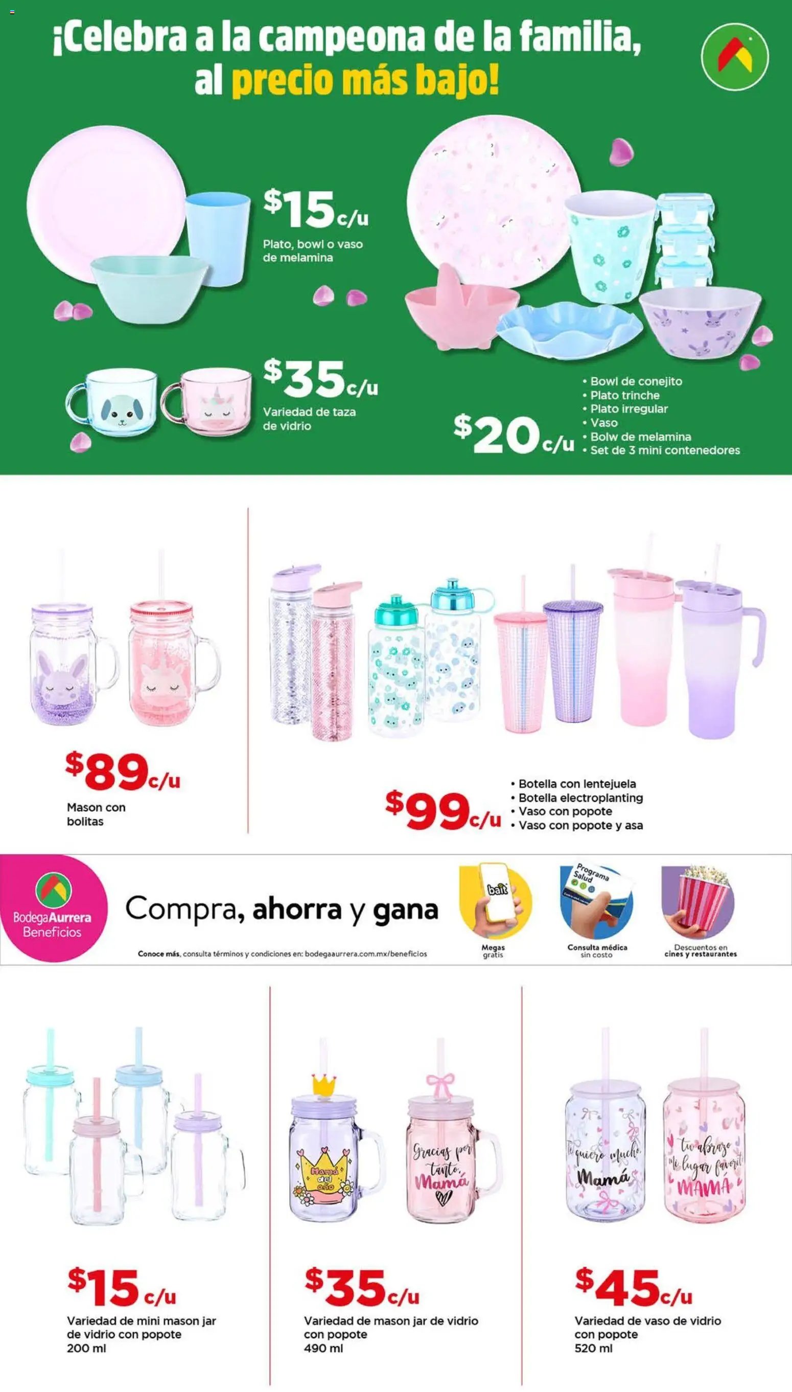 Bodega Aurrerá oferta desde 13/04/2026 Bodega Aurrerá folleto Día de las Madres (2026-04-13 - 2026-05-12)