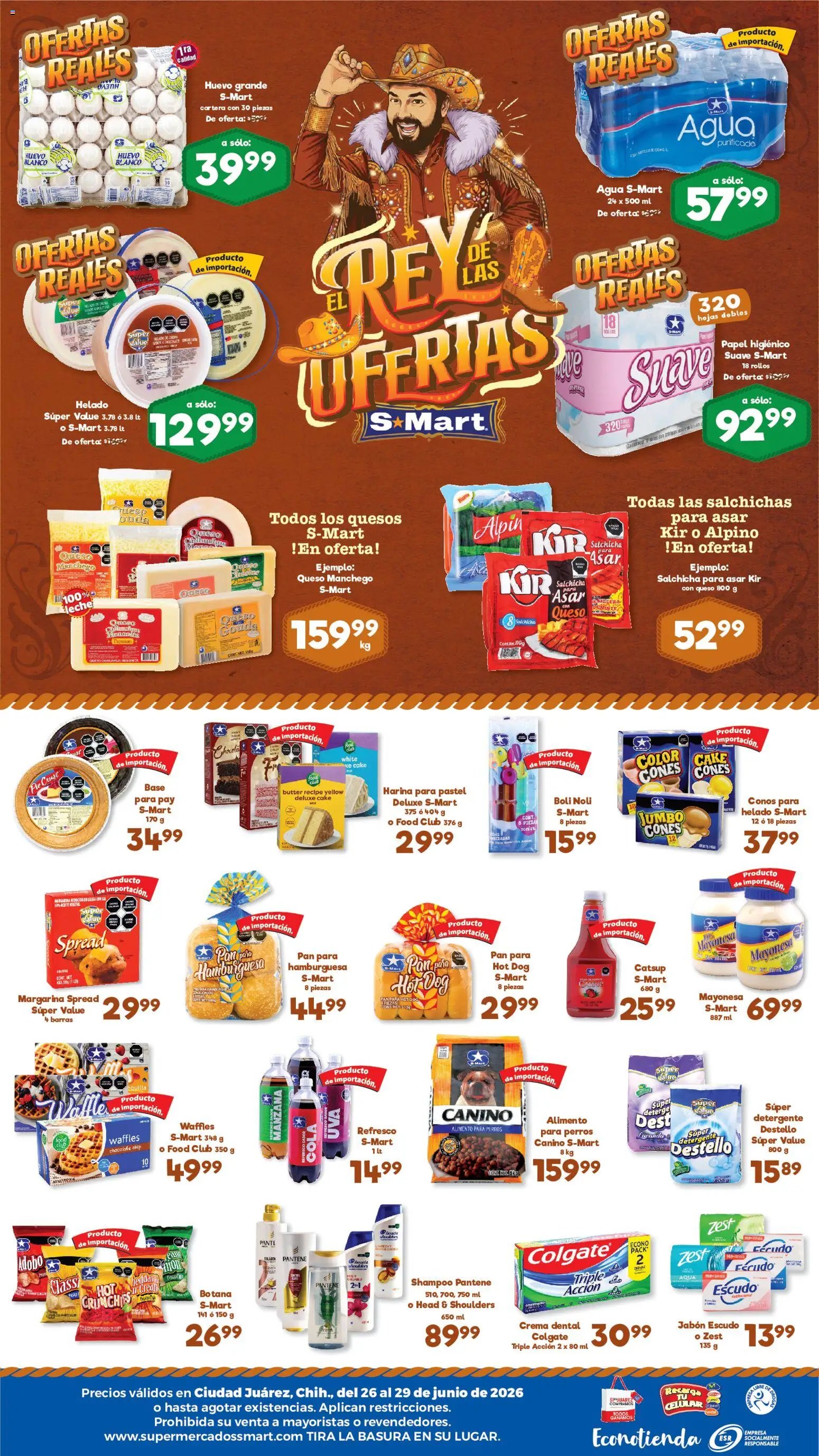 S-Mart oferta desde 26/06/2026 S-Mart folleto Juárez