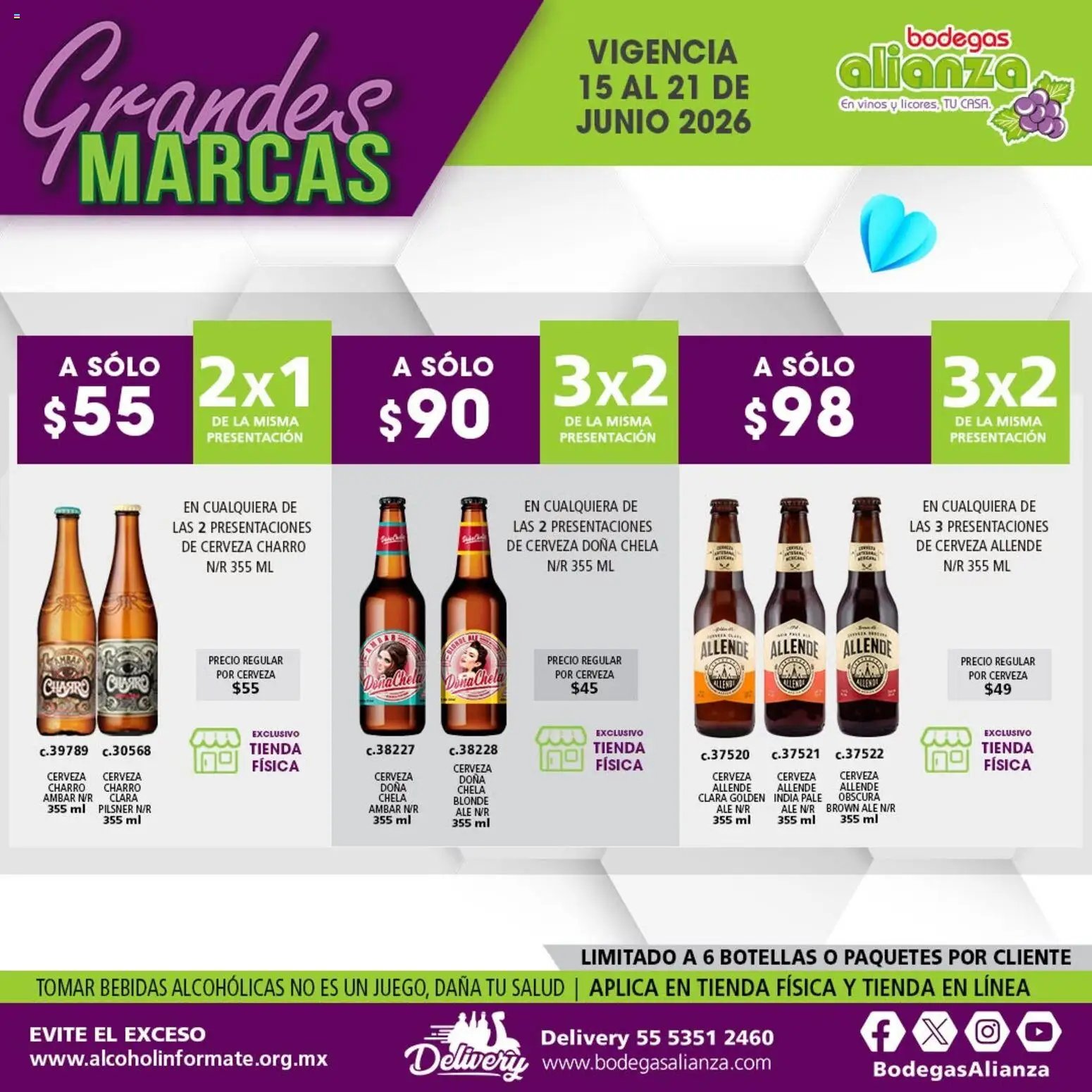 Bodegas Alianza oferta desde 15/06/2026 Bodegas Alianza catálogo Grandes Marcas