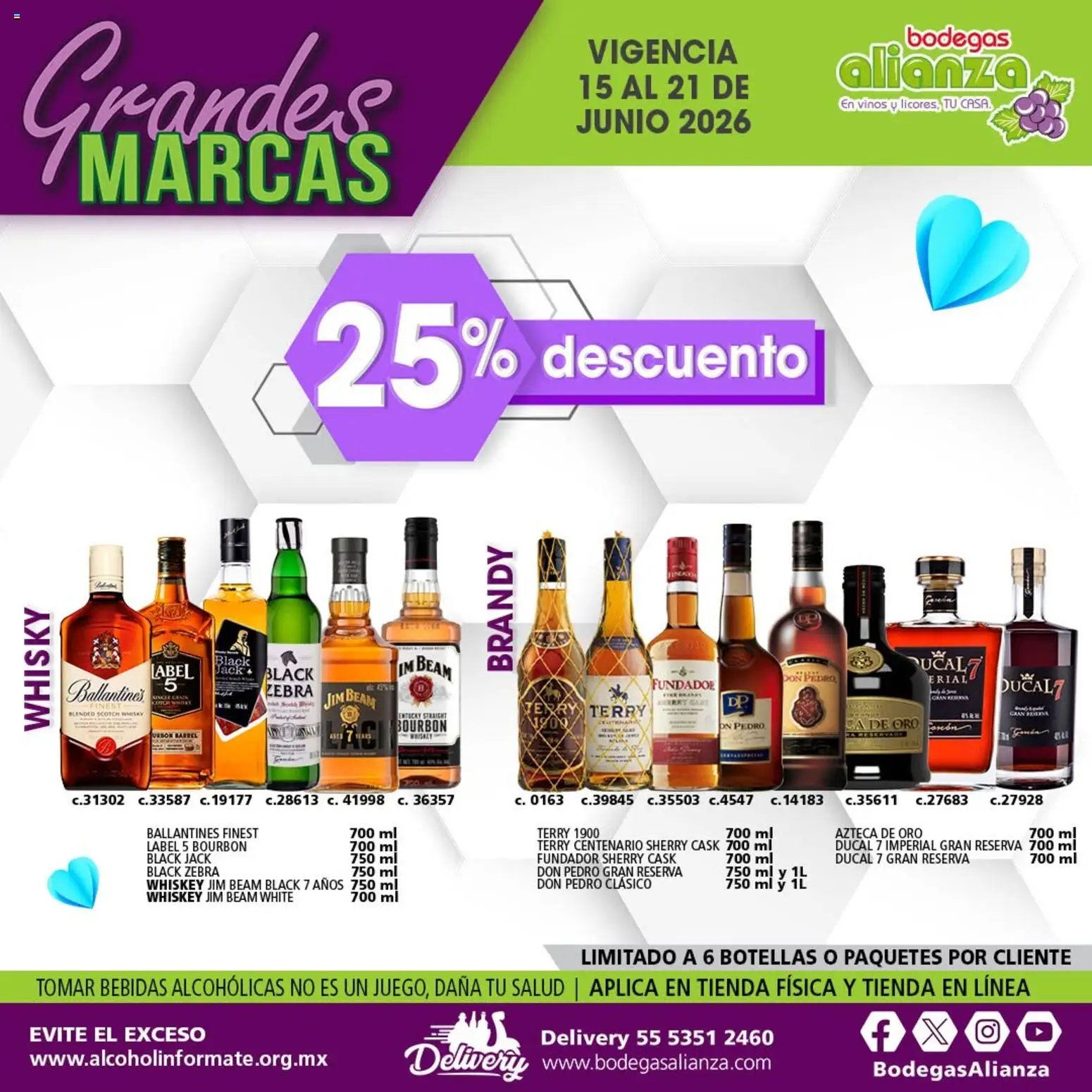 Bodegas Alianza oferta desde 15/06/2026 Bodegas Alianza catálogo Grandes Marcas