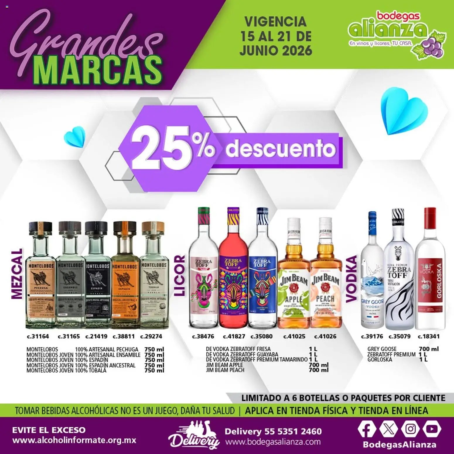 Bodegas Alianza oferta desde 15/06/2026 Bodegas Alianza catálogo Grandes Marcas