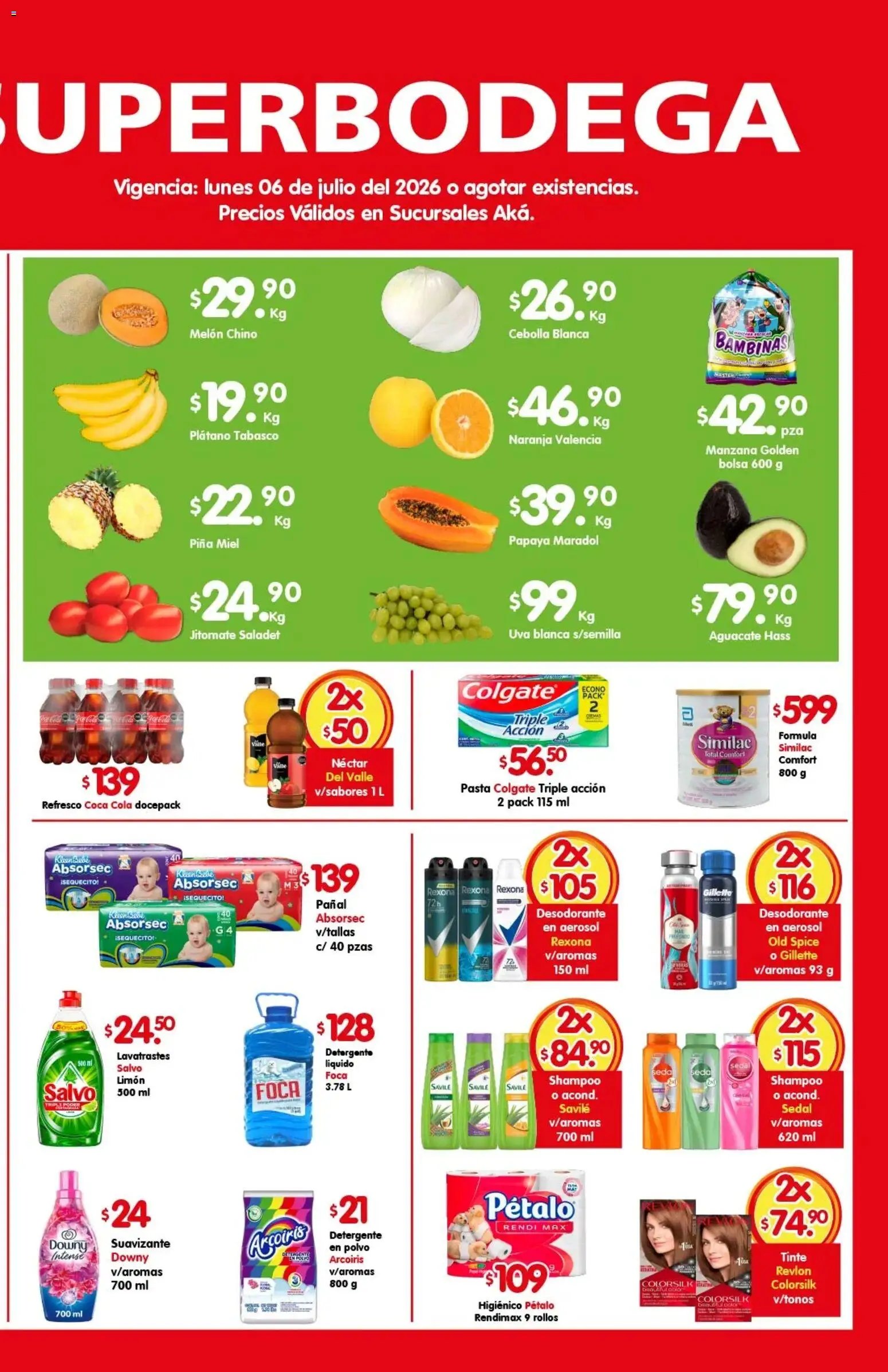 Arteli oferta desde 06/07/2026 Arteli folleto Aká Super Bodega
