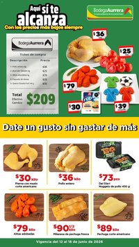 Bodega Aurrerá oferta desde 12/06/2026 Bodega Aurrerá folleto Date un gusto sin gastar de más