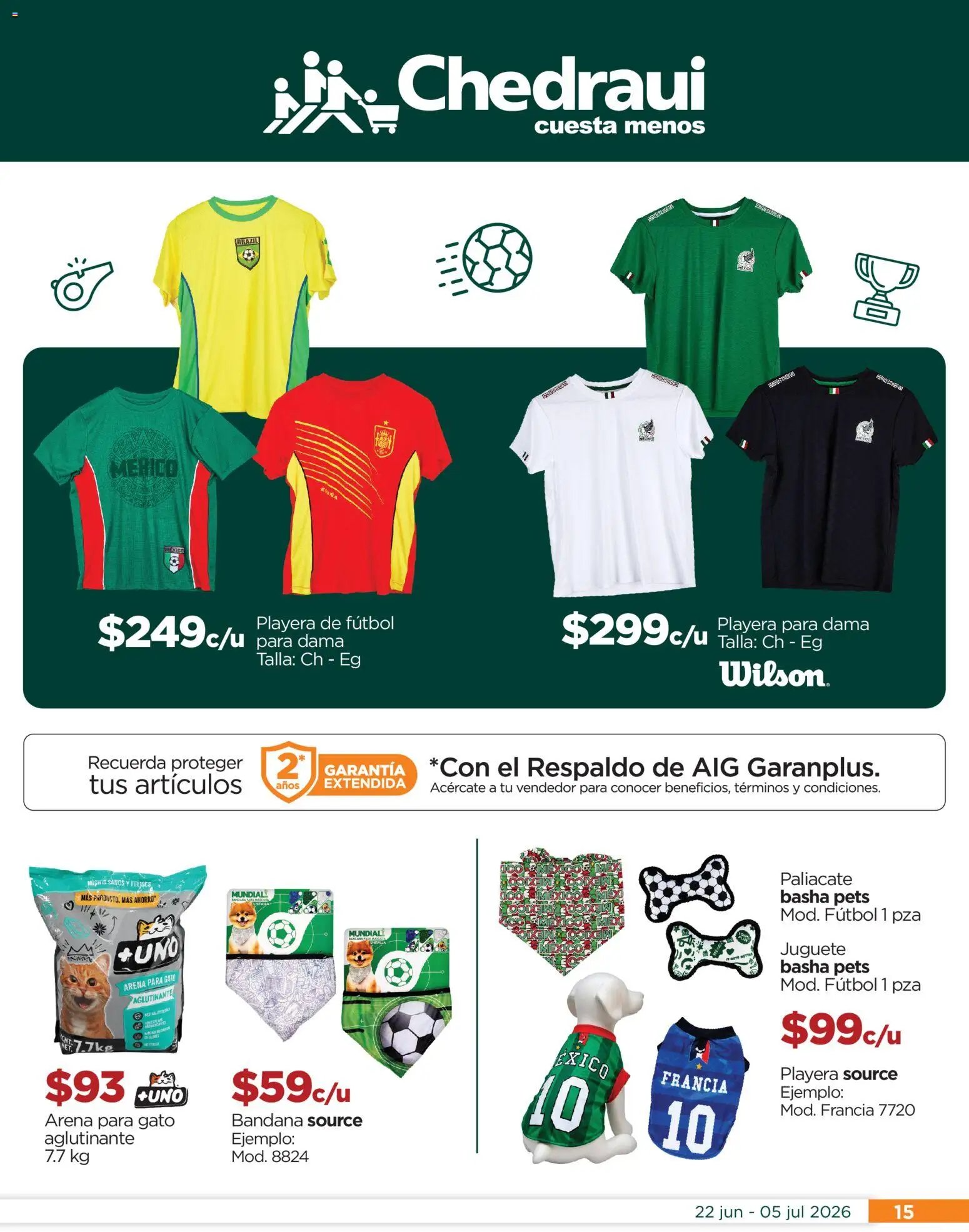 Chedraui oferta desde 22/06/2026 Chedraui folleto Llegan los porti ofertones