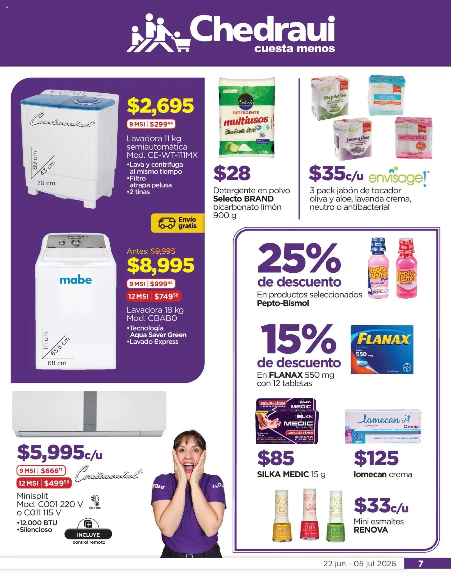 Chedraui oferta desde 22/06/2026 Chedraui folleto Llegan los porti ofertones