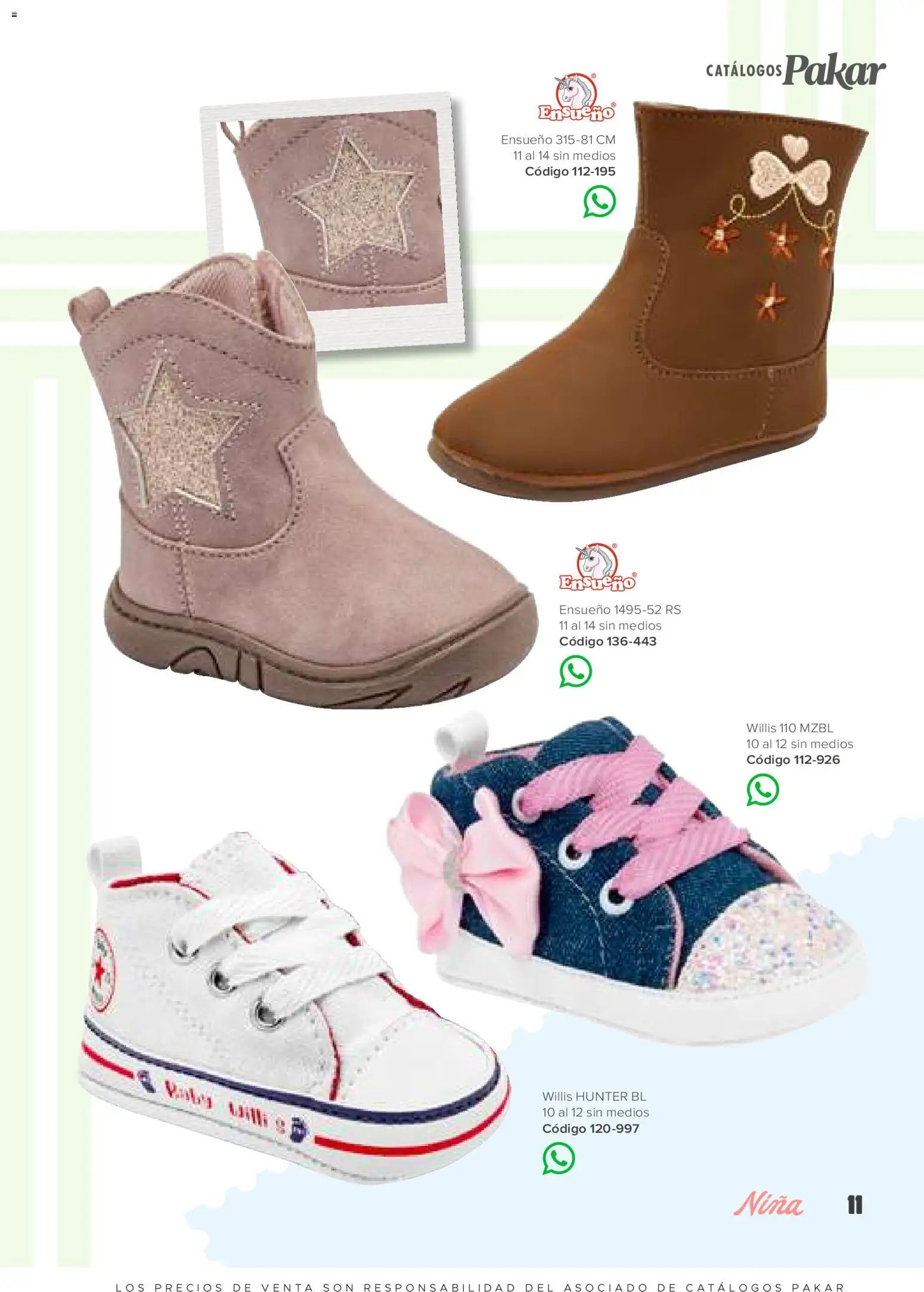 SC Pakar oferta desde 30/01/2026 Catálogo Niña