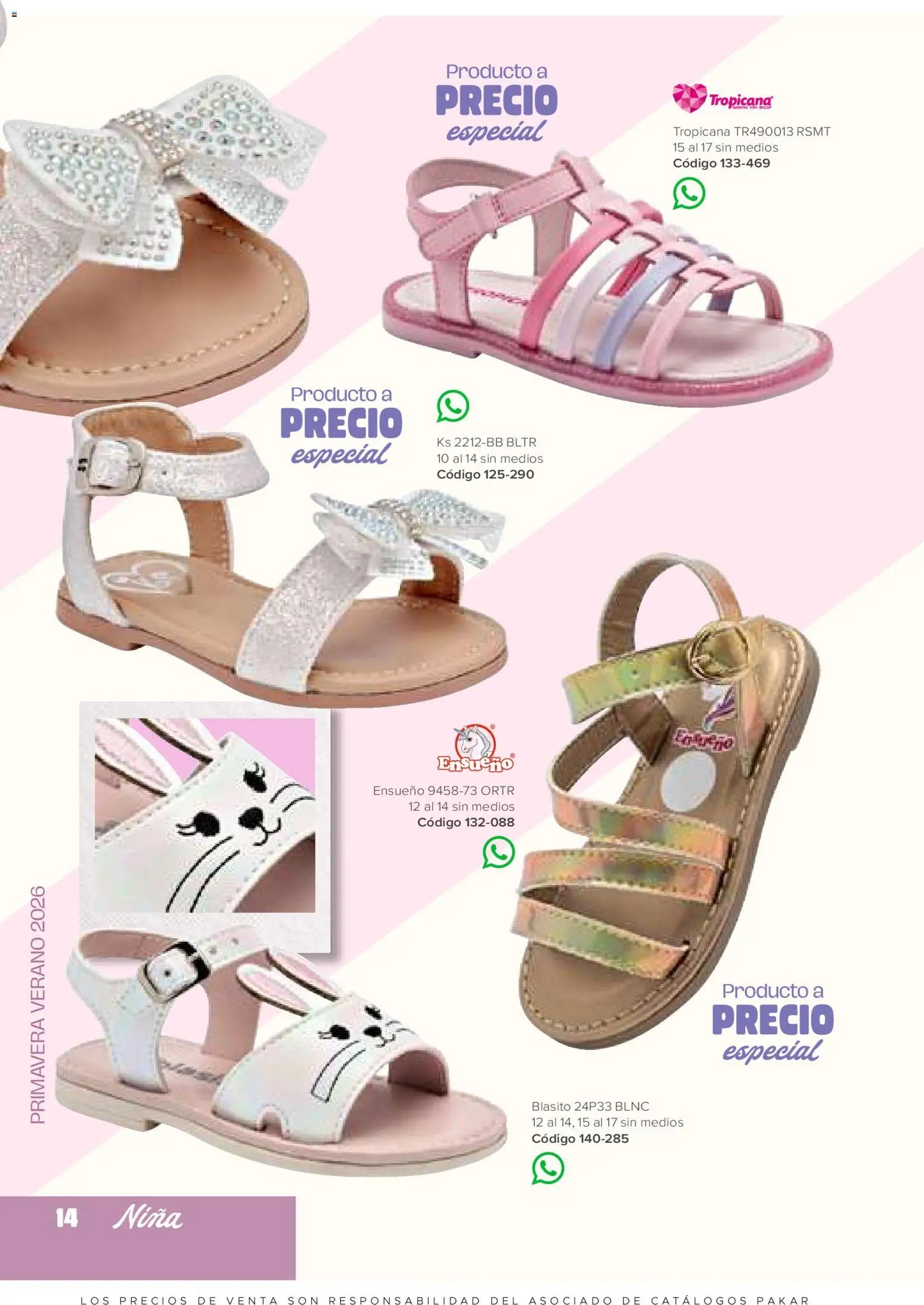 SC Pakar oferta desde 30/01/2026 Catálogo Niña