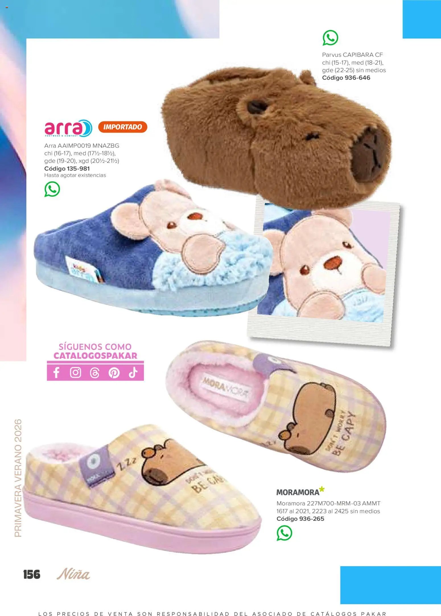 SC Pakar oferta desde 30/01/2026 Catálogo Niña