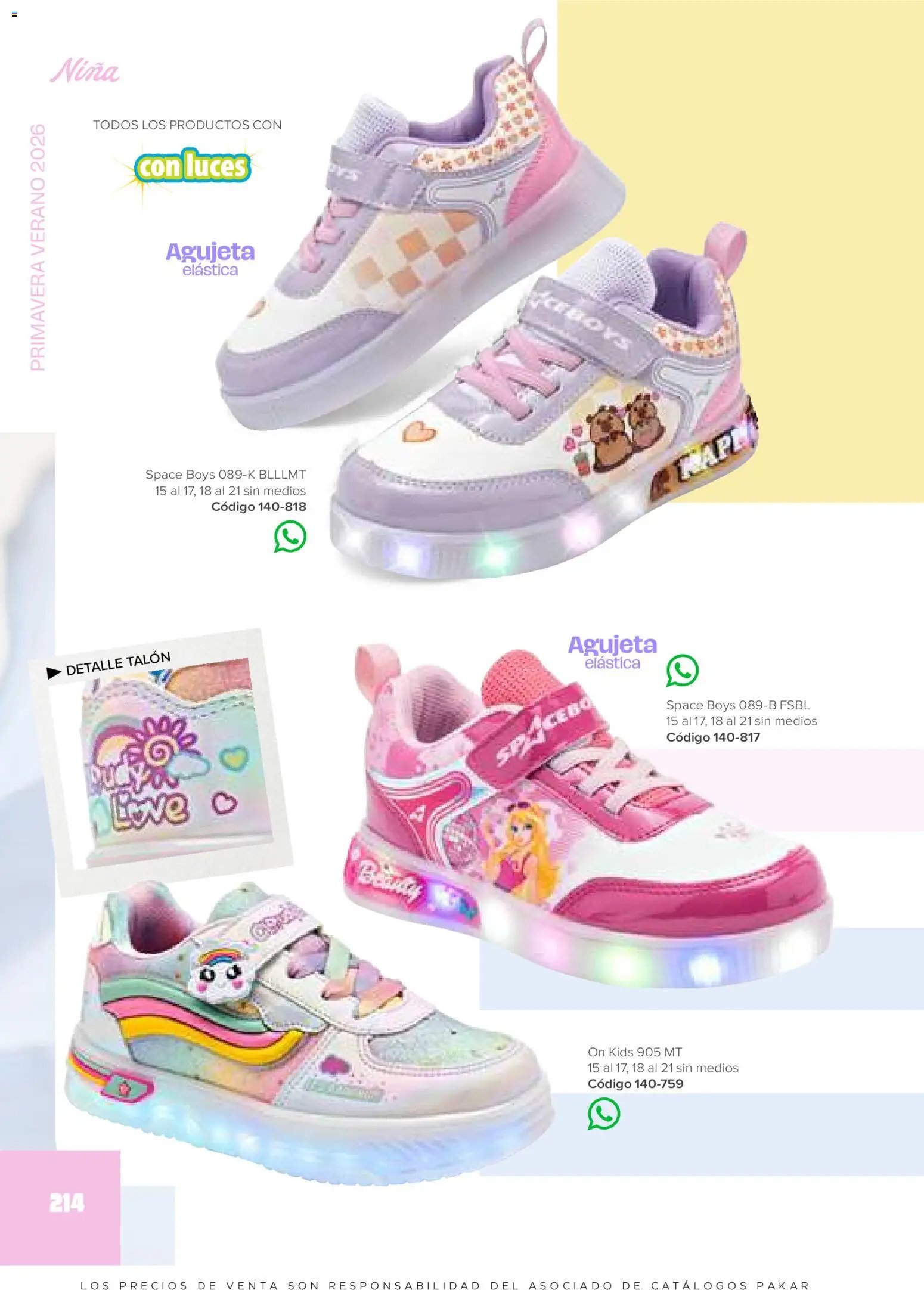 SC Pakar oferta desde 30/01/2026 Catálogo Niña