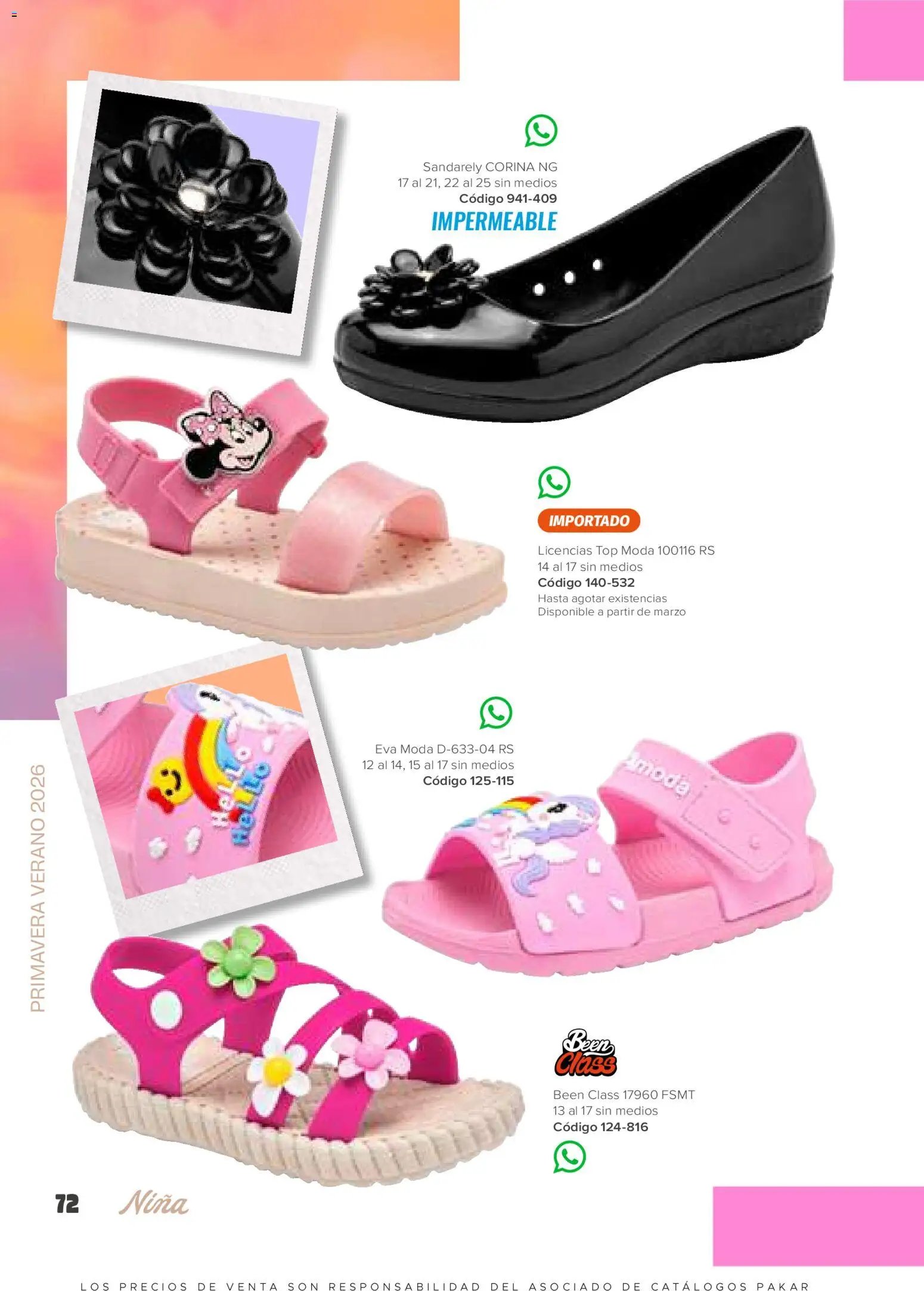 SC Pakar oferta desde 30/01/2026 Catálogo Niña