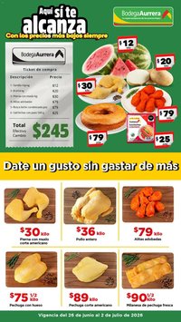 Bodega Aurrerá oferta desde 26/06/2026 Bodega Aurrerá folleto Date un gusto sin gastar de más