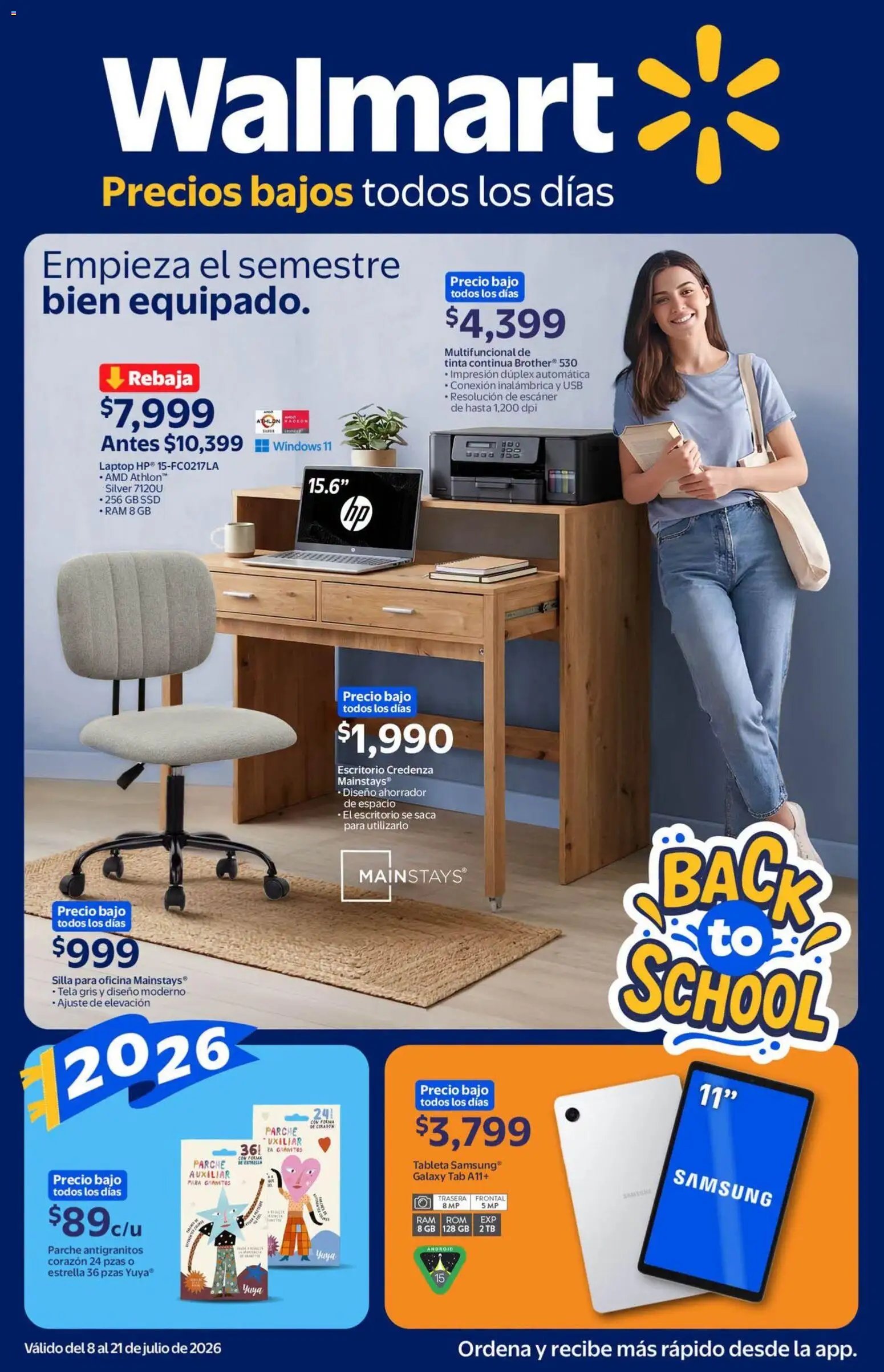Walmart oferta desde 08/07/2026 Walmart folleto Back to School